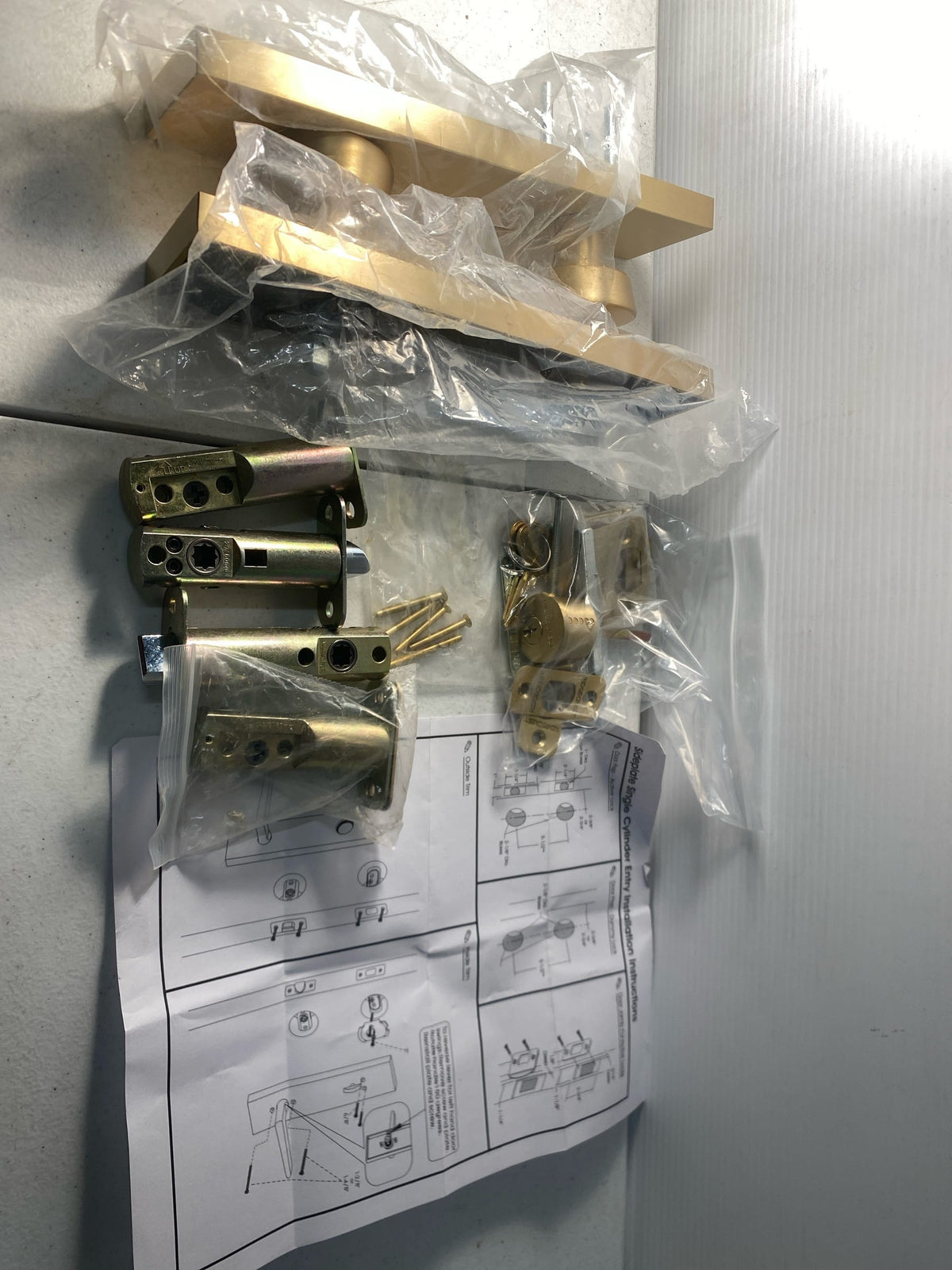 Sure-Loc ZT307 SB - Door Knob Combo Packs Door Hardware
