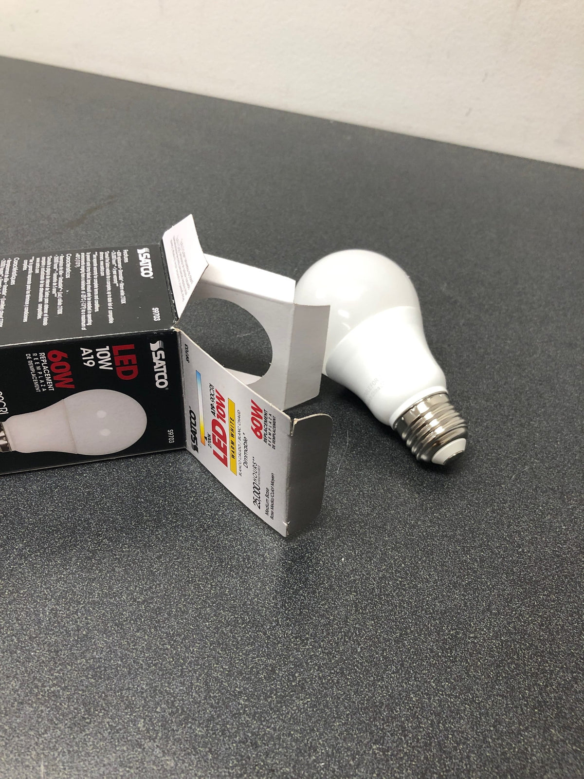 10 watt; a19 led; 2700k; medium base; 220 deg. beam angle; 90cri; 120 volt