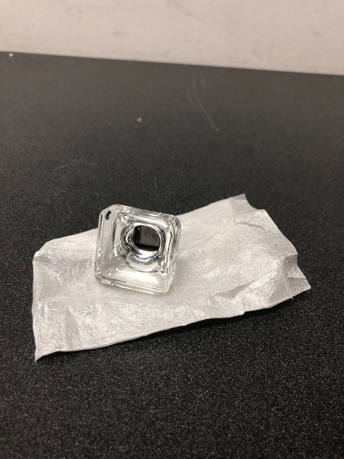Amerock BP36653C26 Glacio 1-3/8 Inch Square Cabinet Knob - Polished Chrome