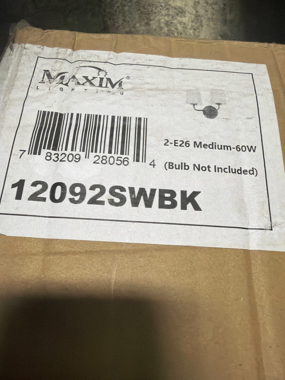 Maxim 12092SWBK Bristol 2 Light 10" Tall Bathroom Sconce with Frosted Glass Shades - Black
