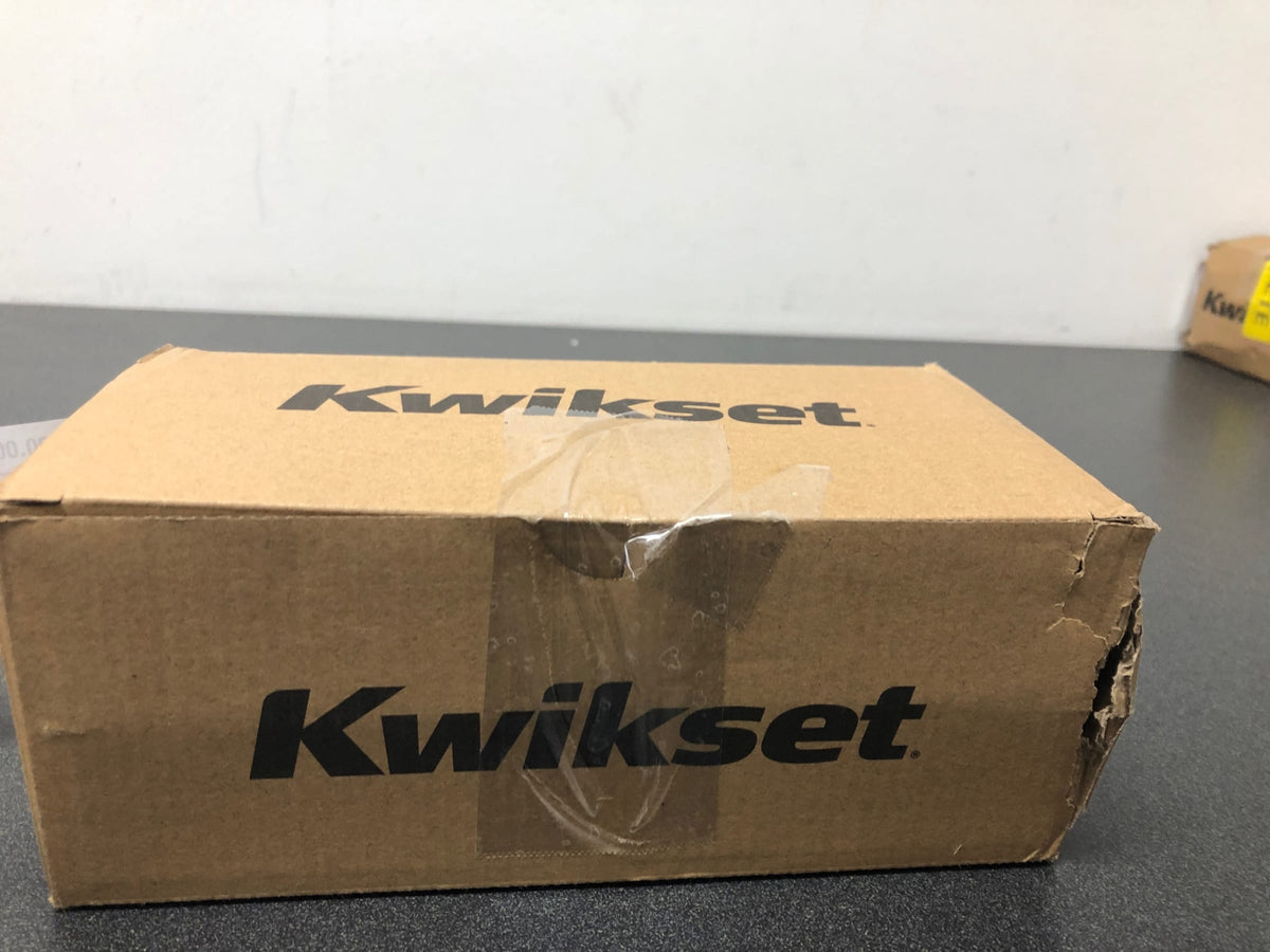 Kwikset 730PSKRDT-11P Pismo Privacy Door Knob Set with Round Rose - Venetian Bronze