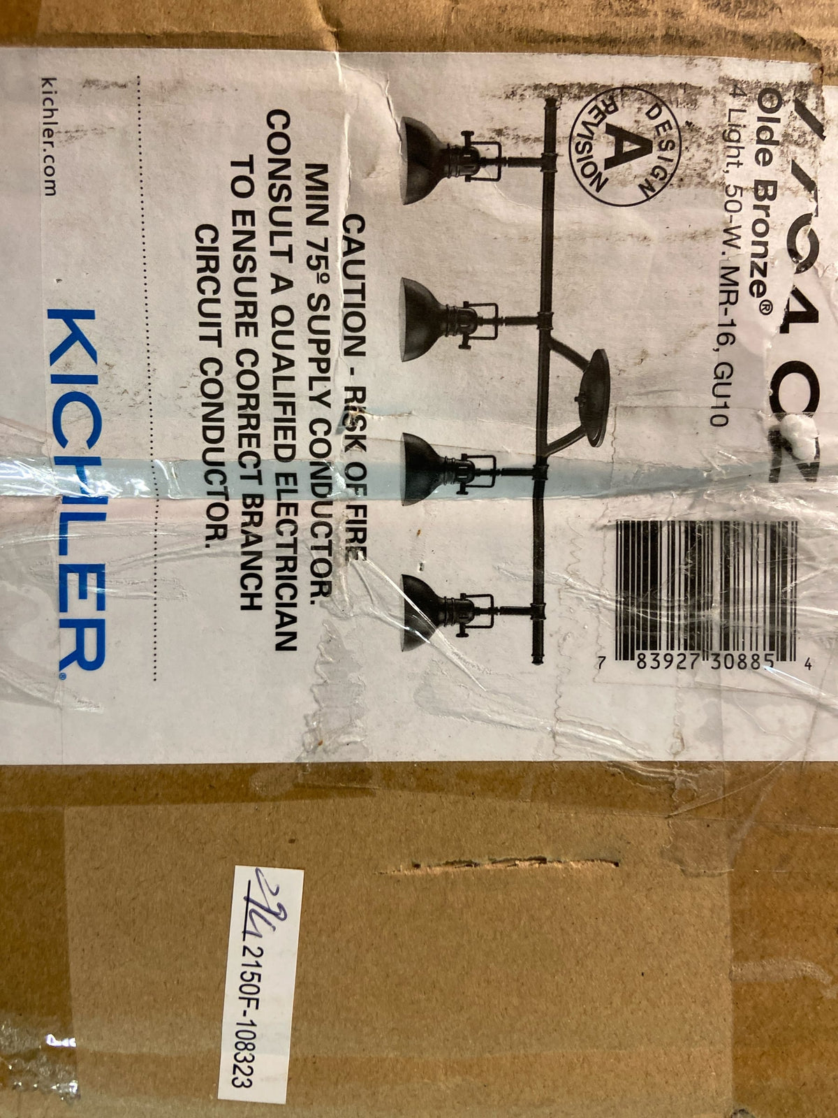 Kichler 7704OZ 4 Light 31" Wide Track Lighting Fixture - Olde Bronze