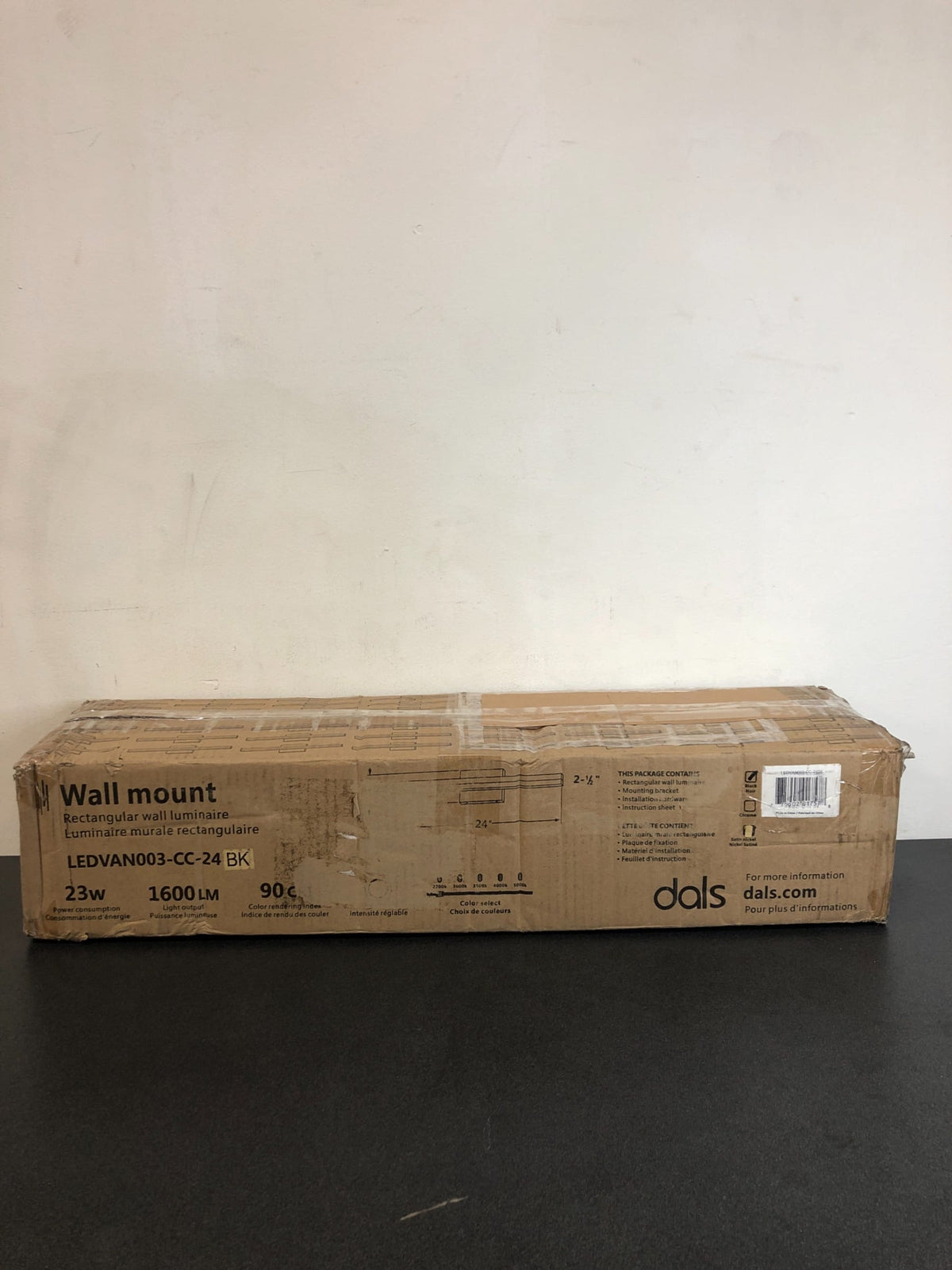 DALS Lighting 24" Wide LED Bath Bar with Selectable Color Temperature - 3000K to 5000K