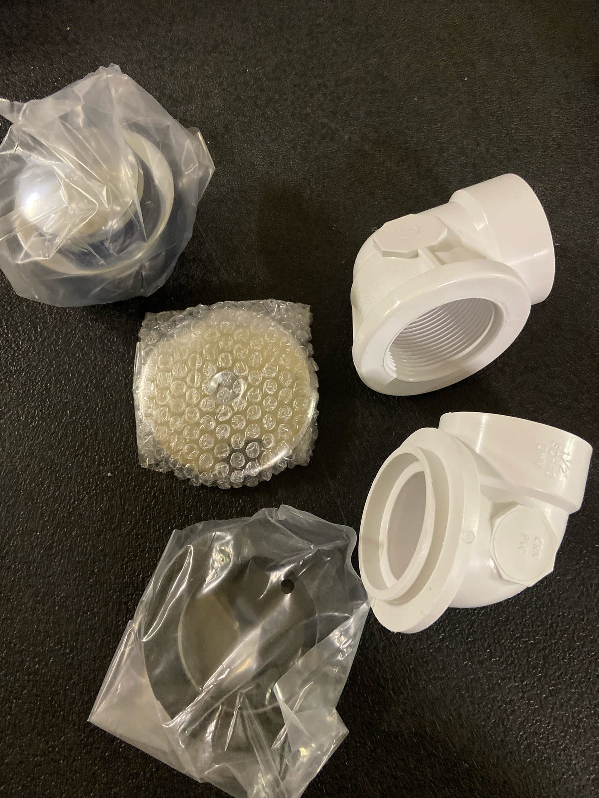 Chrome Plated One-Hole Toe Touch Bath Waste Kit, Standard Half Kit, PVC