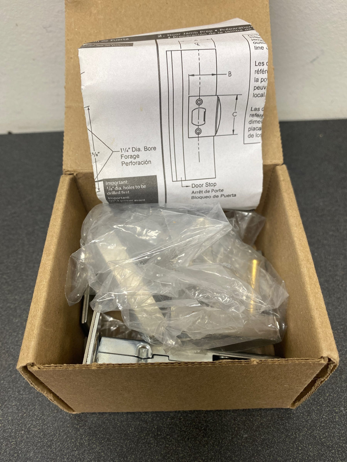 Emtek 818TPUS15 Modern Square Privacy Deadbolt - Satin Nickel
