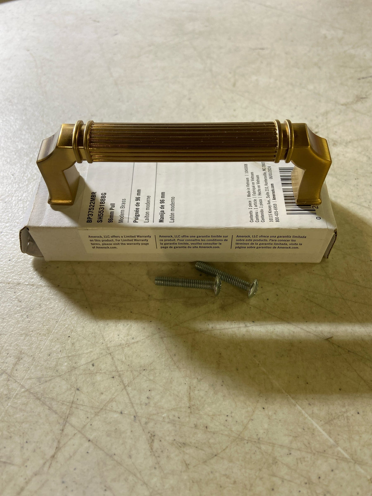 Signature Hardware 954051-334 Inigo 3-3/4 Inch Center to Center Handle Cabinet Pull - Brushed Gold
