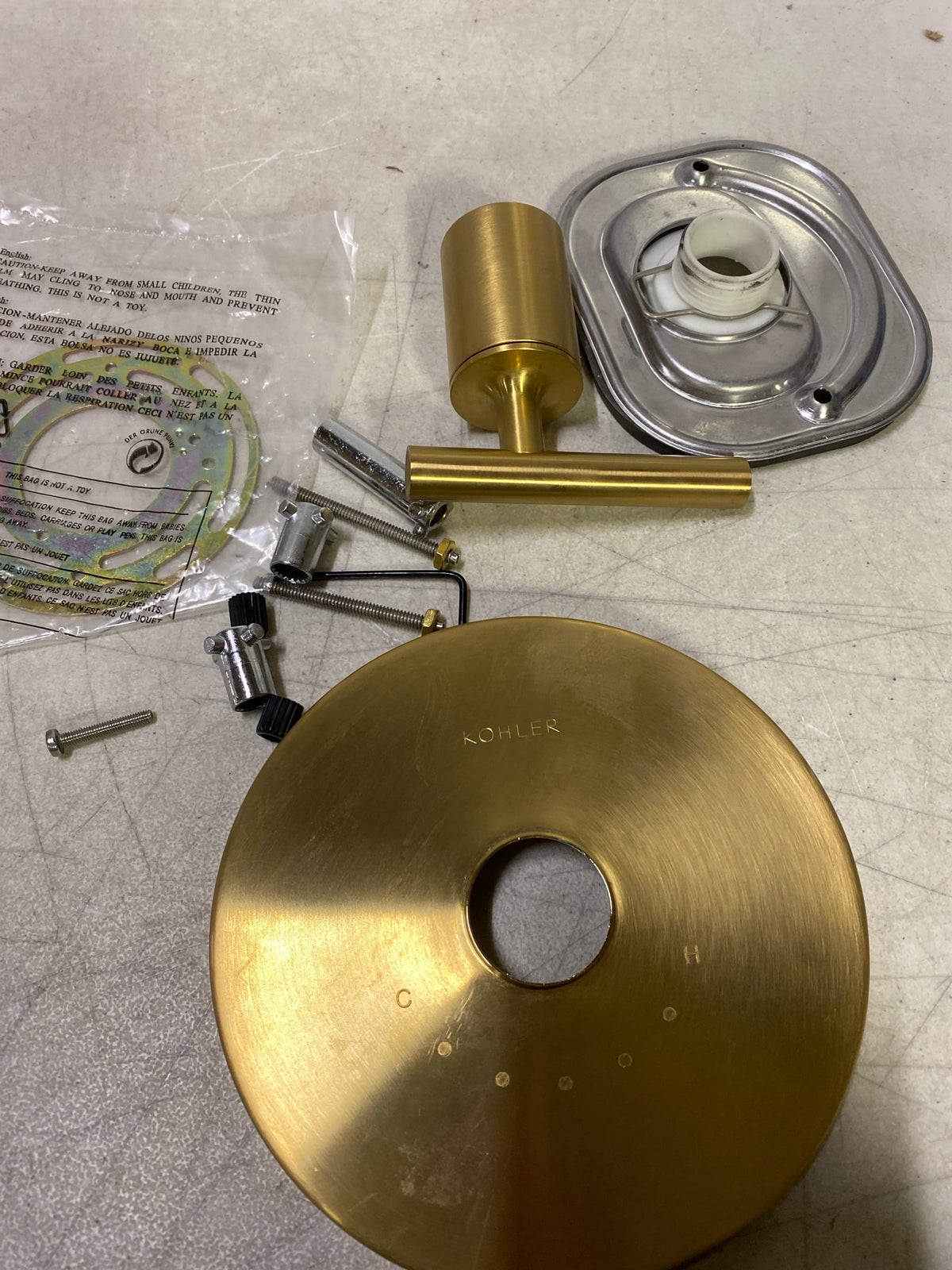 Kohler K-T14488-4-2MB Purist Thermostatic Valve Trim Only with Single Lever Handle - Less Rough In - Vibrant Brushed Moderne Brass