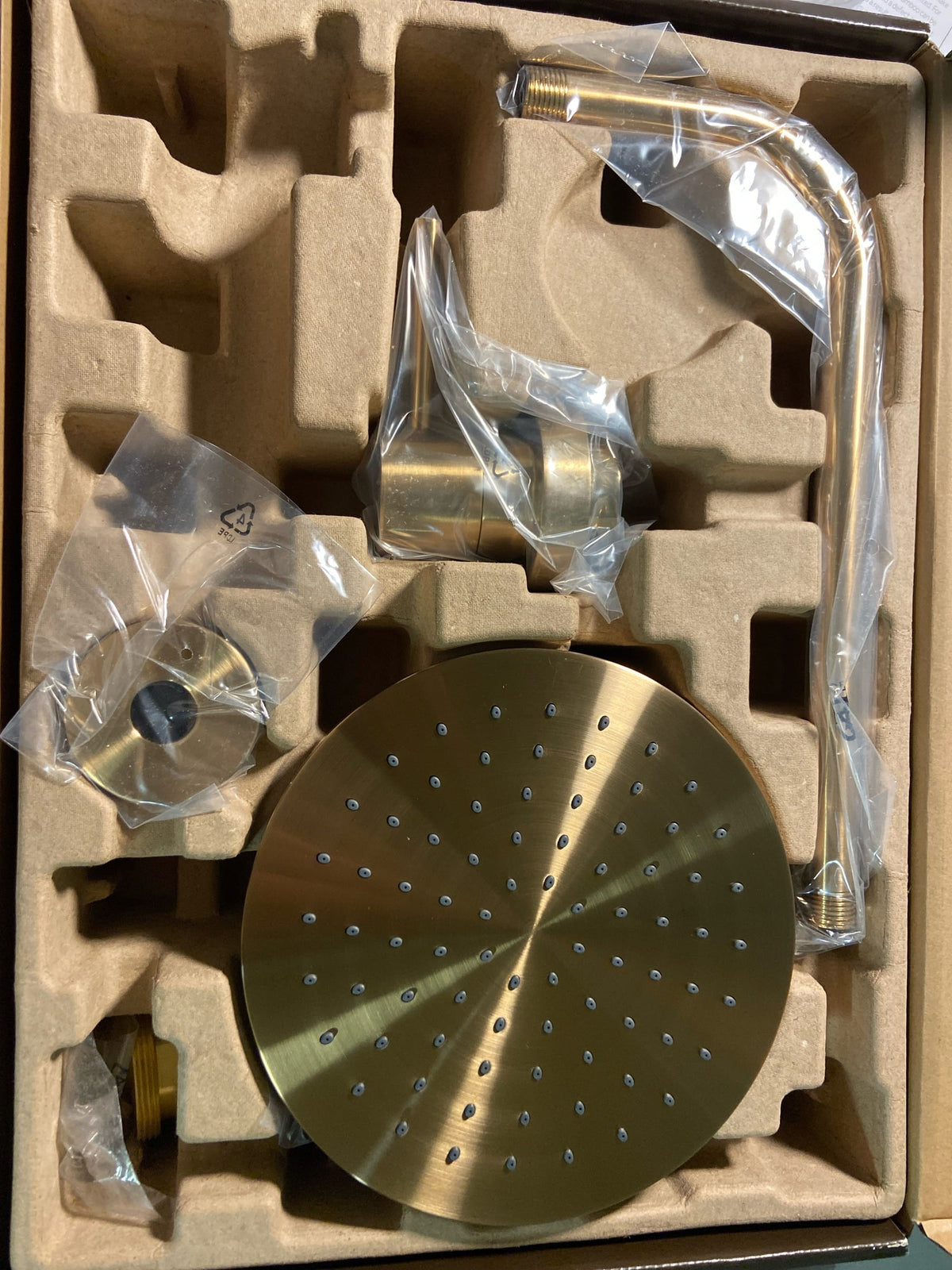 Signature Hardware SHLE8020GBG Lexia Pressure Balance Shower Only Package Trim - Less Rough-In Valve - Brushed Gold