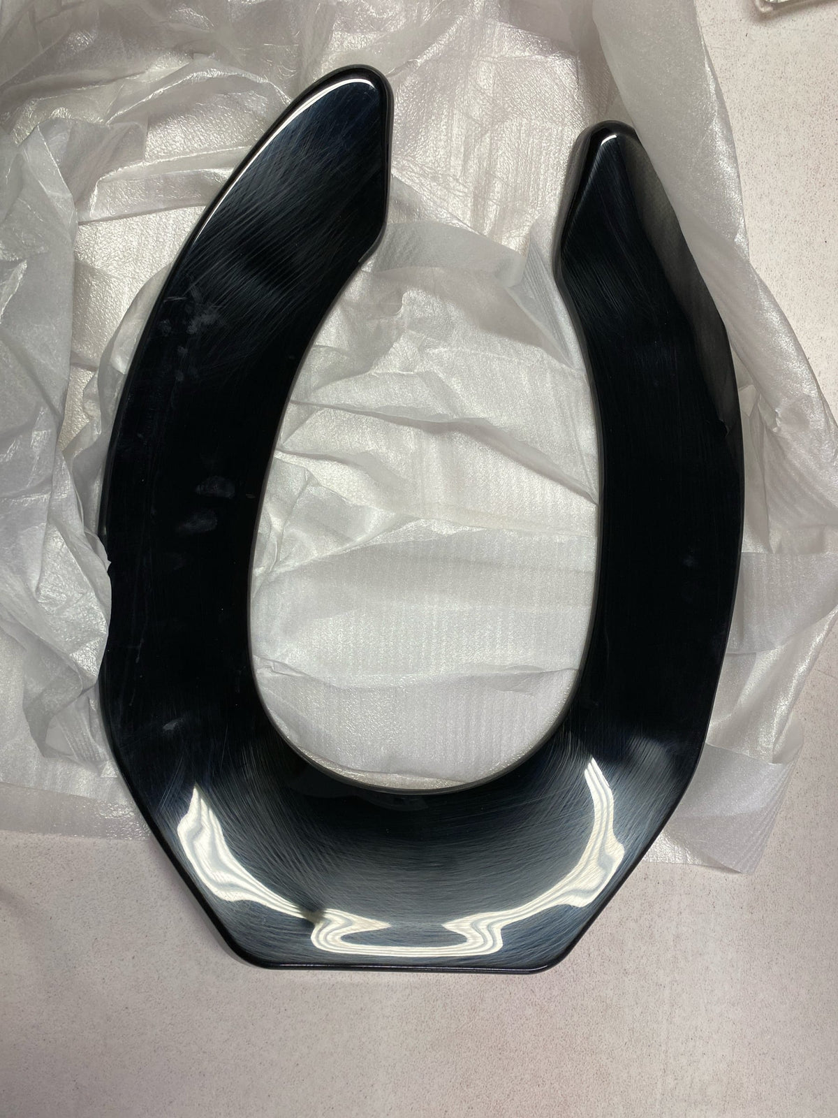 PROFLO PFTSCOF2000 Elongated Open-Front Toilet Seat - Black