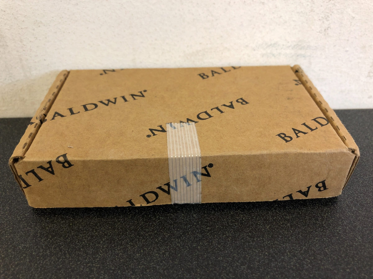 Baldwin 4" x 4" Solid Brass 5/8" Radius Corner Plain Bearing Mortise Hinge - Single Hinge