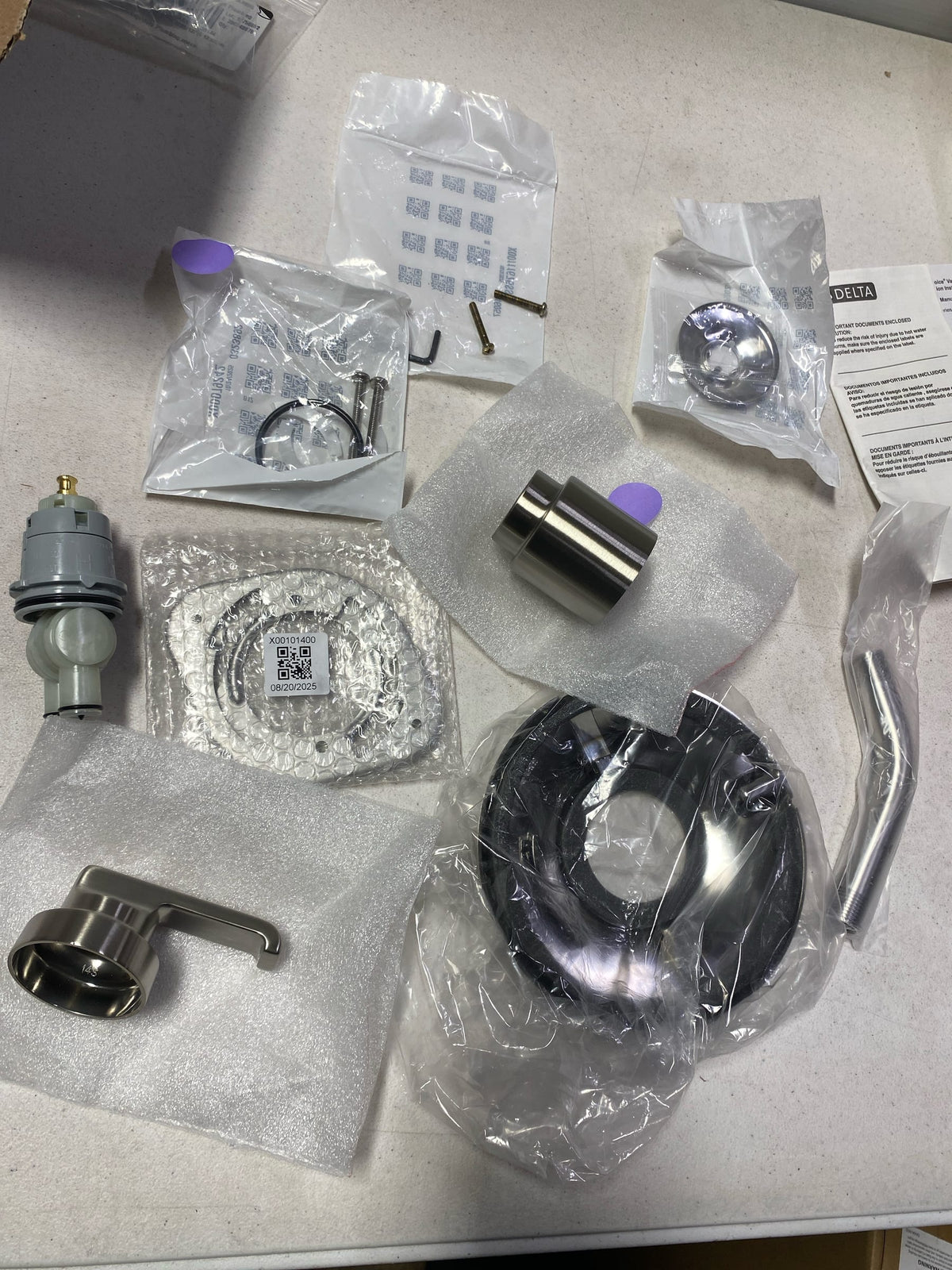 Delta T14289-SS-PR-LHD Tetra Monitor 14 Series Shower Only Trim Package - Less Shower Head and Rough In - Lumicoat Stainless