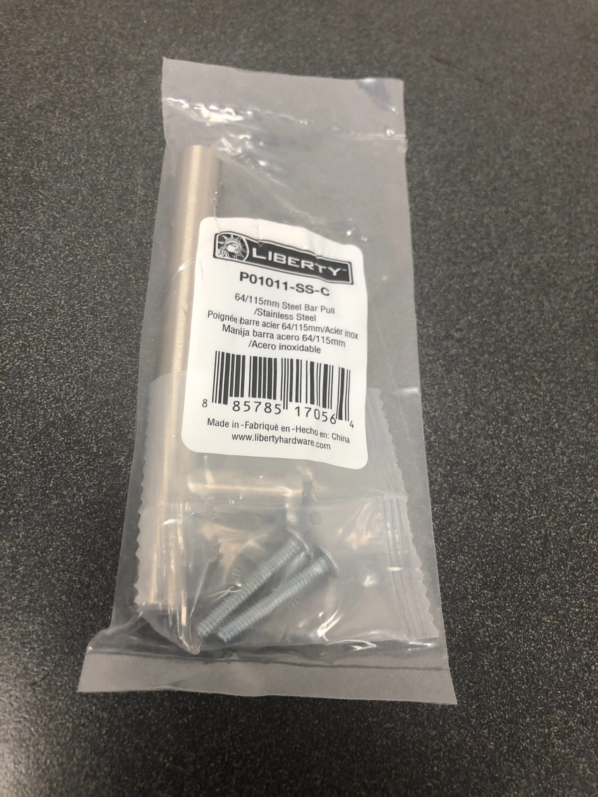 Liberty Hardware P01011-SS-C Builder's Program 2-1/2 Inch Center to Center Bar Cabinet Pull - Stainless Steel