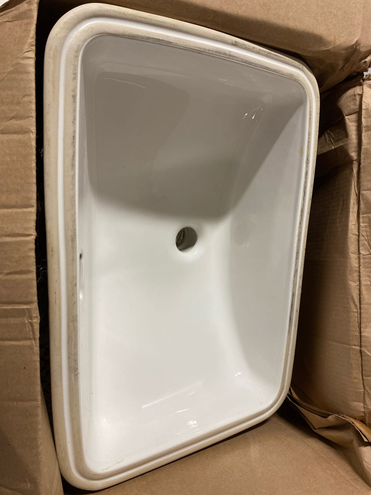 TOTO LT542G#01 19" Undermount Bathroom Sink with Overflow and CeFiONtect Ceramic Glaze - Cotton
