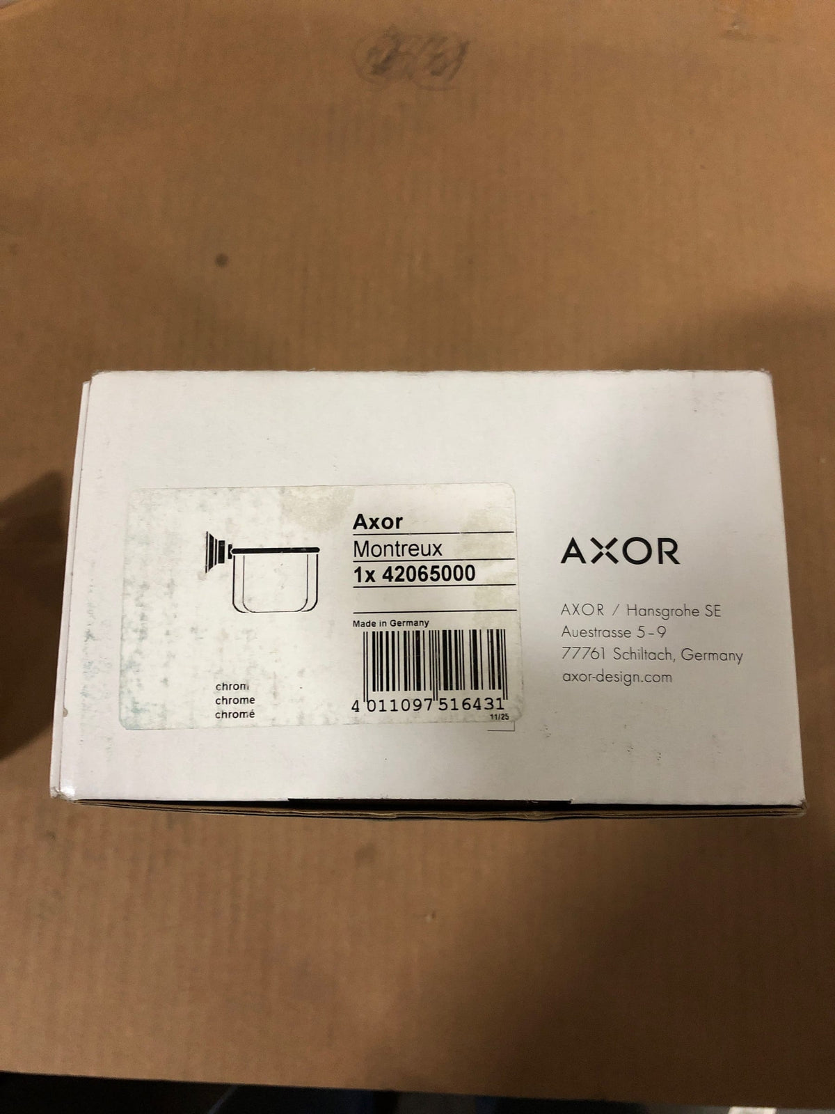 Axor 42065000 Montreux Wall Mounted Soap Dish - Engineered in Germany, - Chrome