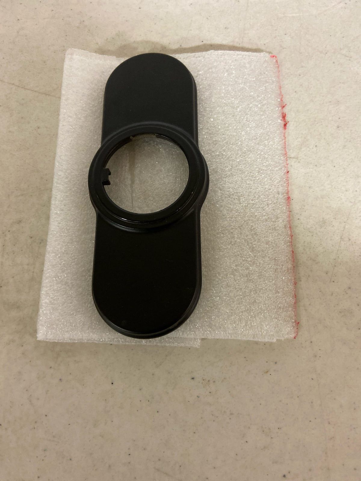 Delta RP100844BL Broderick 6" Escutcheon Plate - Matte Black