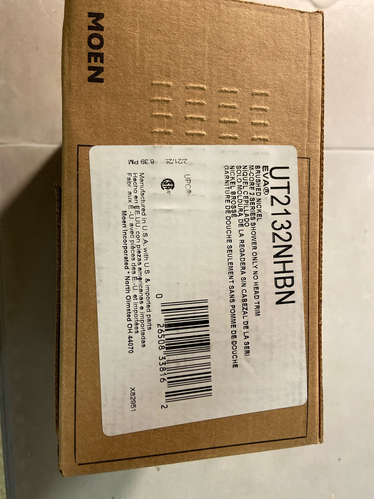 Moen UT2132NHBN Eva Shower Only Trim Package - Brushed Nickel