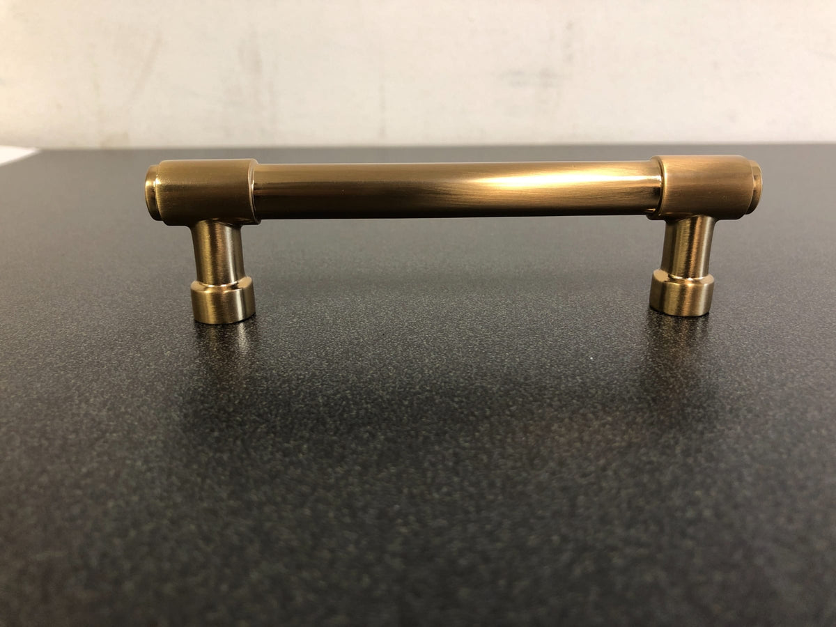 Emtek Jasper 4 Inch Center to Center Bar Cabinet Pull from the Industrial Modern Collection