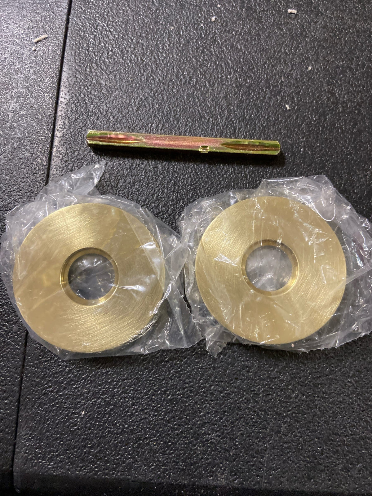 Baldwin 5046.044 5046 Passage Rosette Only from the Estate Collection - Pair - PVD Satin Brass
