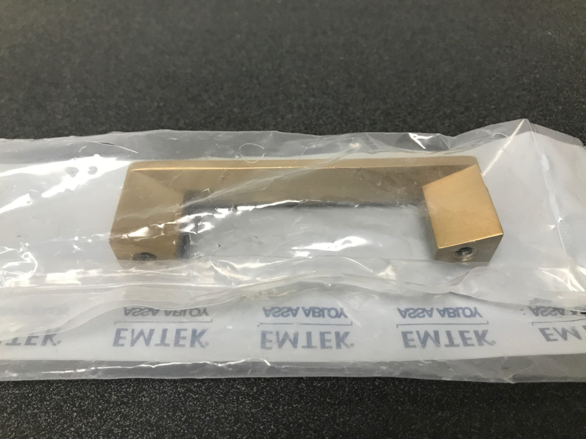 Emtek 86263US4 Trinity 3 Inch Center to Center Handle Cabinet Pull - Satin Brass