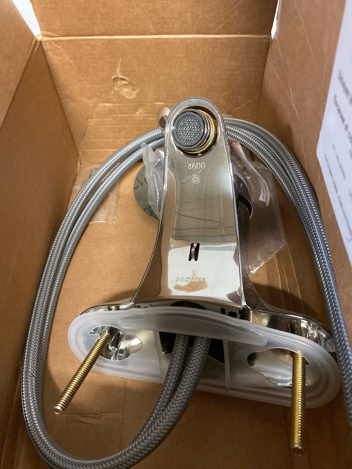 Moen L64600 Chateau One-Handle Low Arc Bathroom Faucet, Chrome