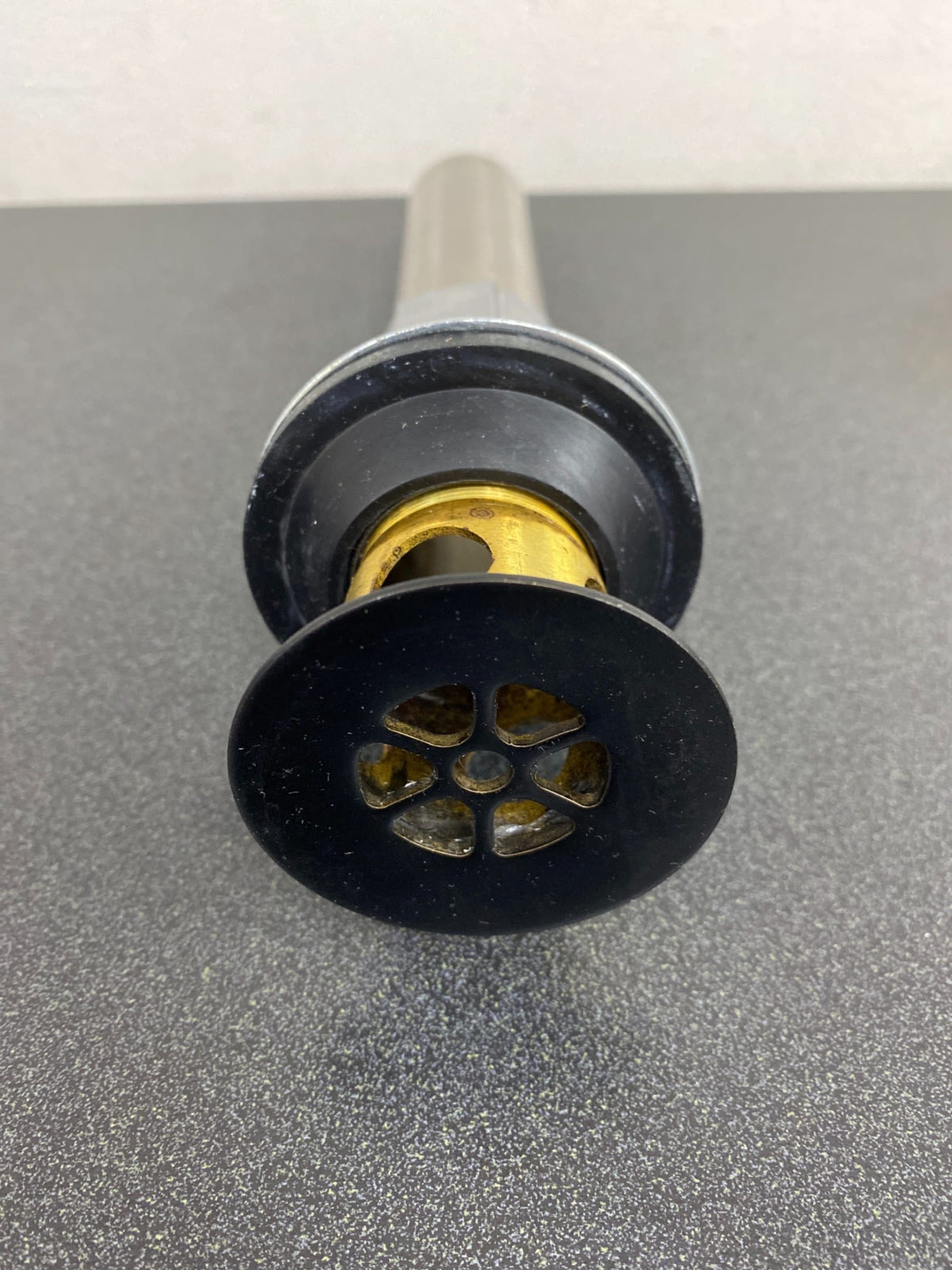 Delta RP6346BL Grid Drain Assembly with Overflow - Matte Black