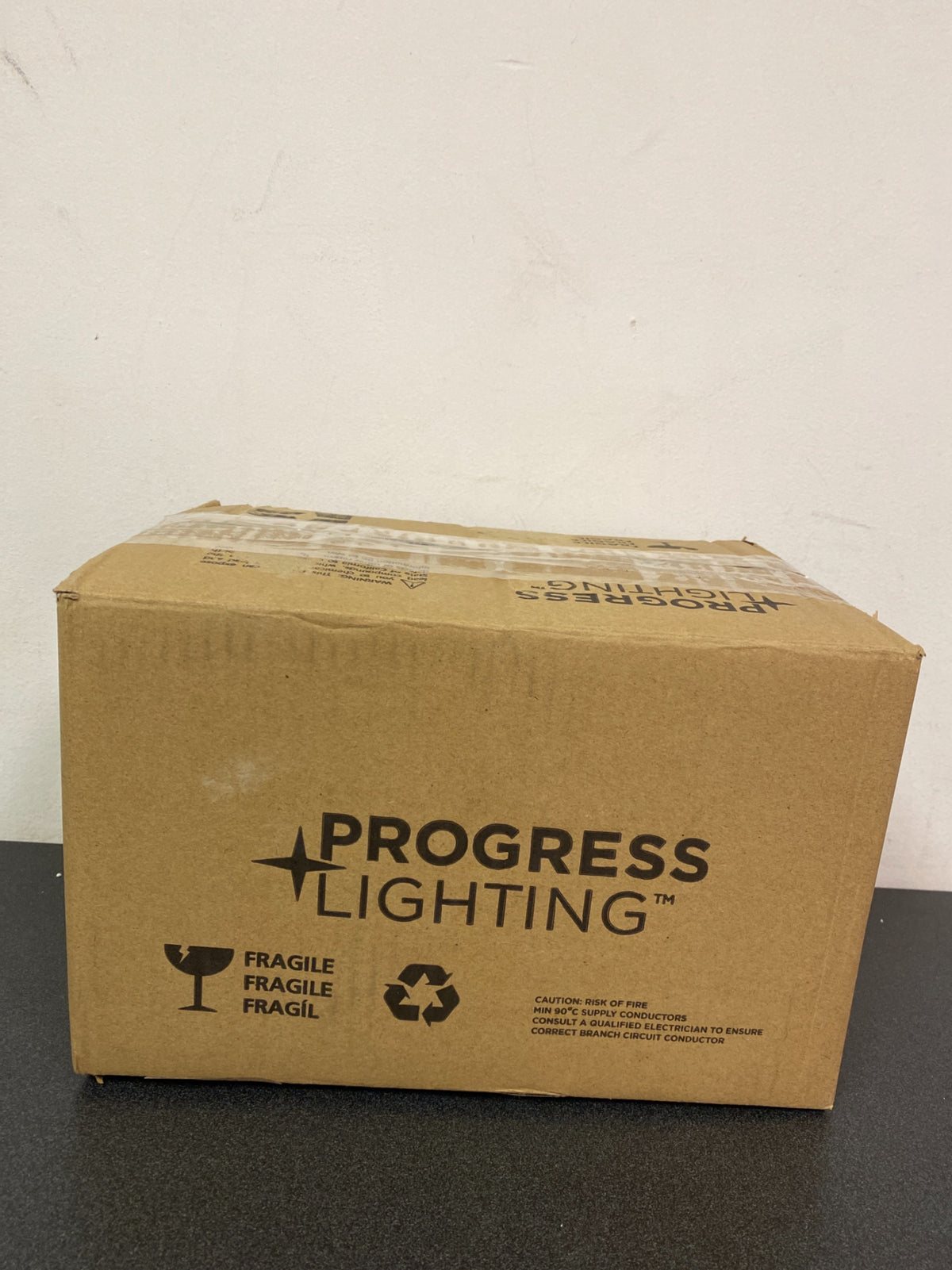 Progress lighting Replay Collection 1-Light Brushed Nickel Etched White Glass Modern Bath Vanity Light