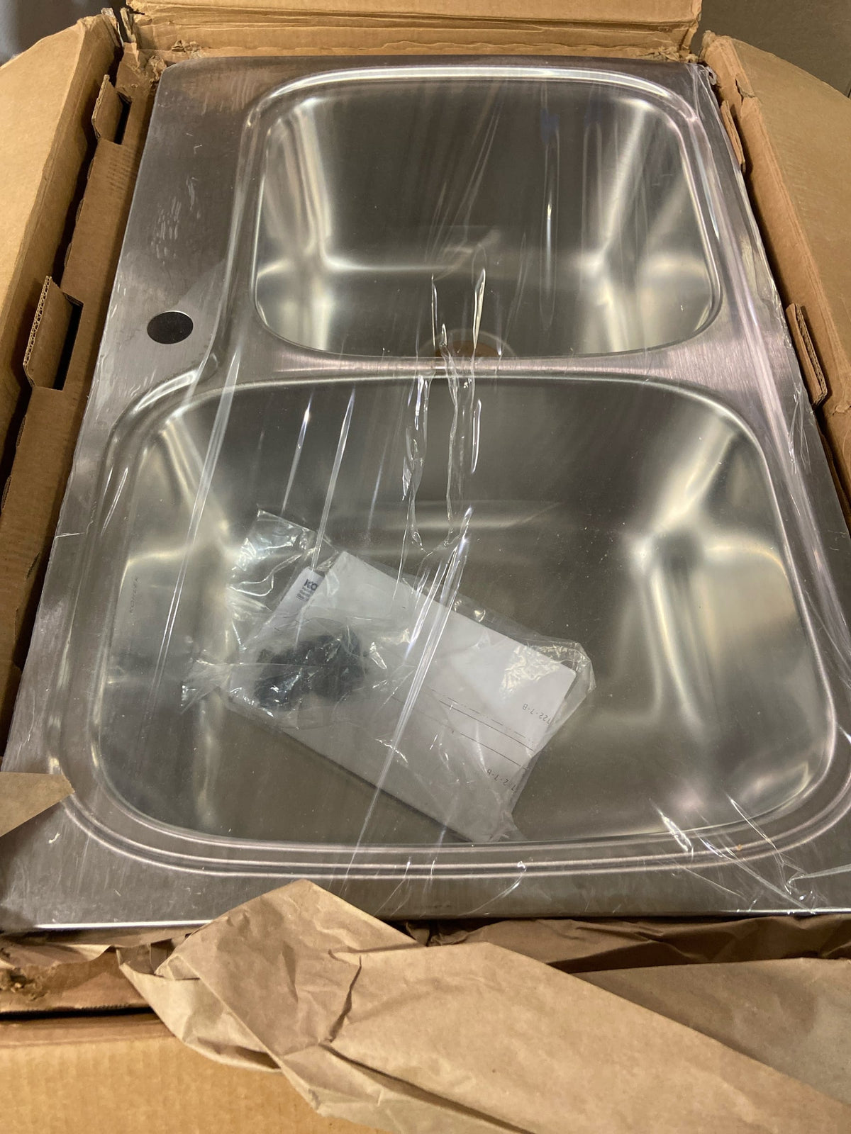 Kohler K-75791-1-NA Verse 33" Double Basin Drop-In or Undermount Stainless Steel Kitchen Sink with SilentShield - Stainless Steel