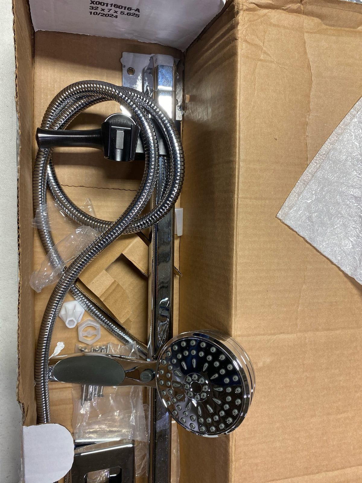 DELTA FAUCET 51500N/An/A Includes 60" -82" Stretchable Metal Hose,Chrome,51500