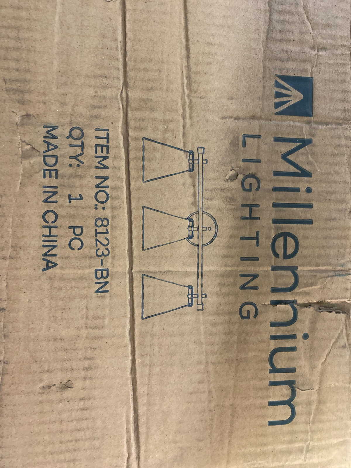 Millennium Lighting 8123-BN Aliza 3 Light 26" Wide Vanity Light - Brushed Nickel