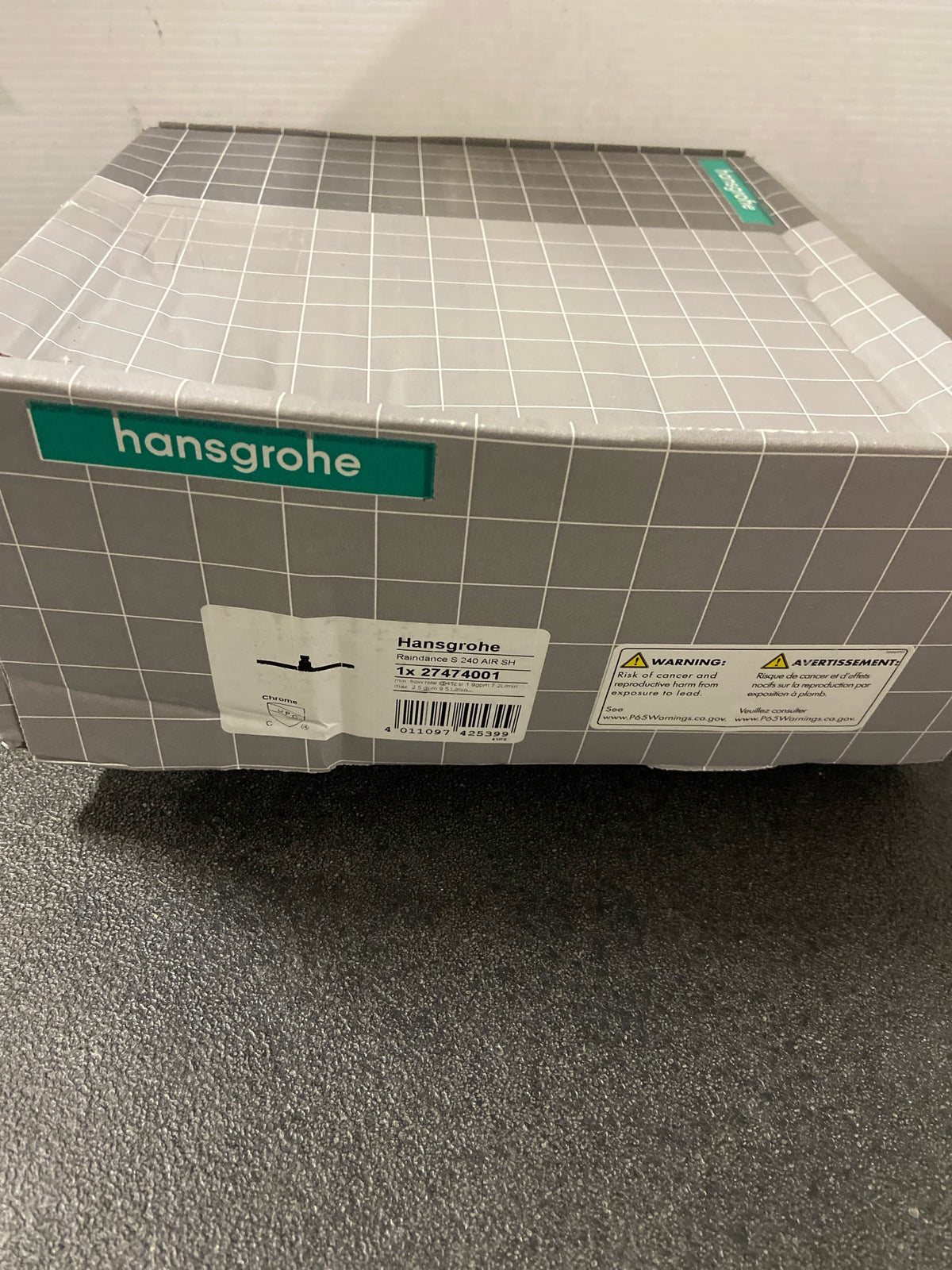 Hansgrohe 27474001 Raindance S Rain 2.5 GPM Shower Head - Chrome