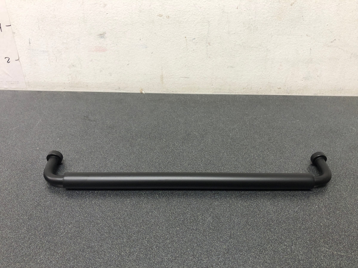 Baldwin 4955190 Hollywood Hills 12 Inch Center to Center Handle Cabinet Pull from the Estate Collection - Satin Black