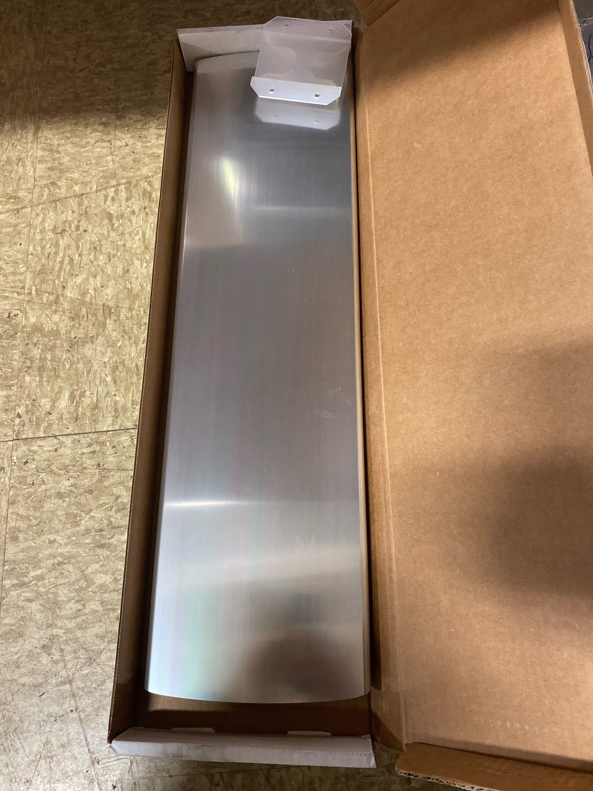 Kohler K-9159-SH Bellwether 27.375 in. L x 7.5 in. W Alcove Shower Pan Base Aluminum Drain Cover with Bright Silver