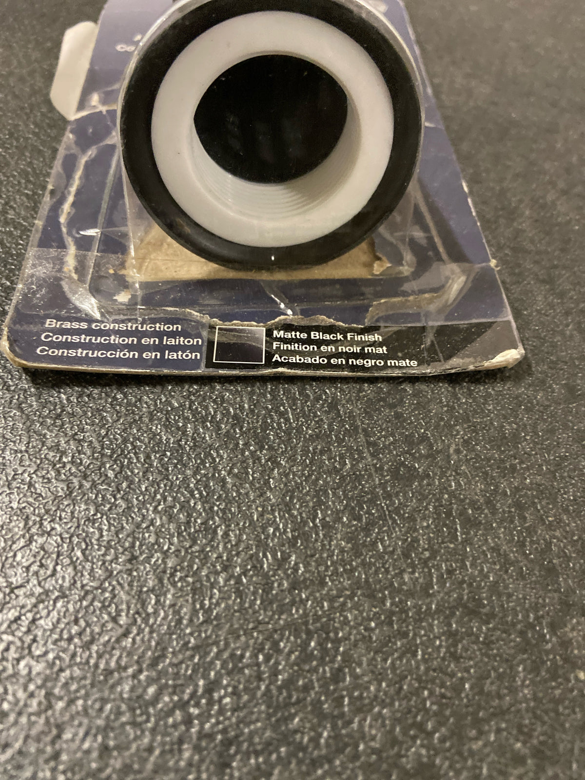 Kohler K-35714-BL Brass Air Gap Cover and Collar - Matte Black