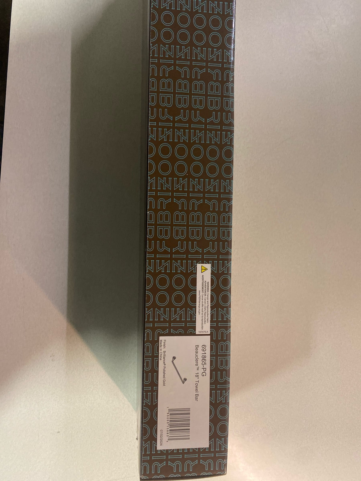 Brizo 691865-PG Beauclere 18" Towel Bar - Polished Gold