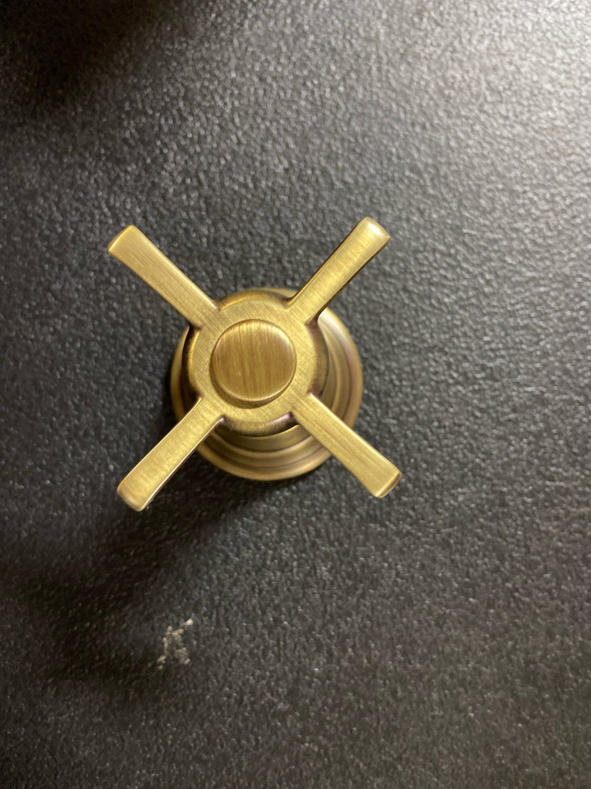 Signature Hardware SHMA441006AGBR Cross Handle for Marceau Diverter and Volume Control Trim - Aged Brass