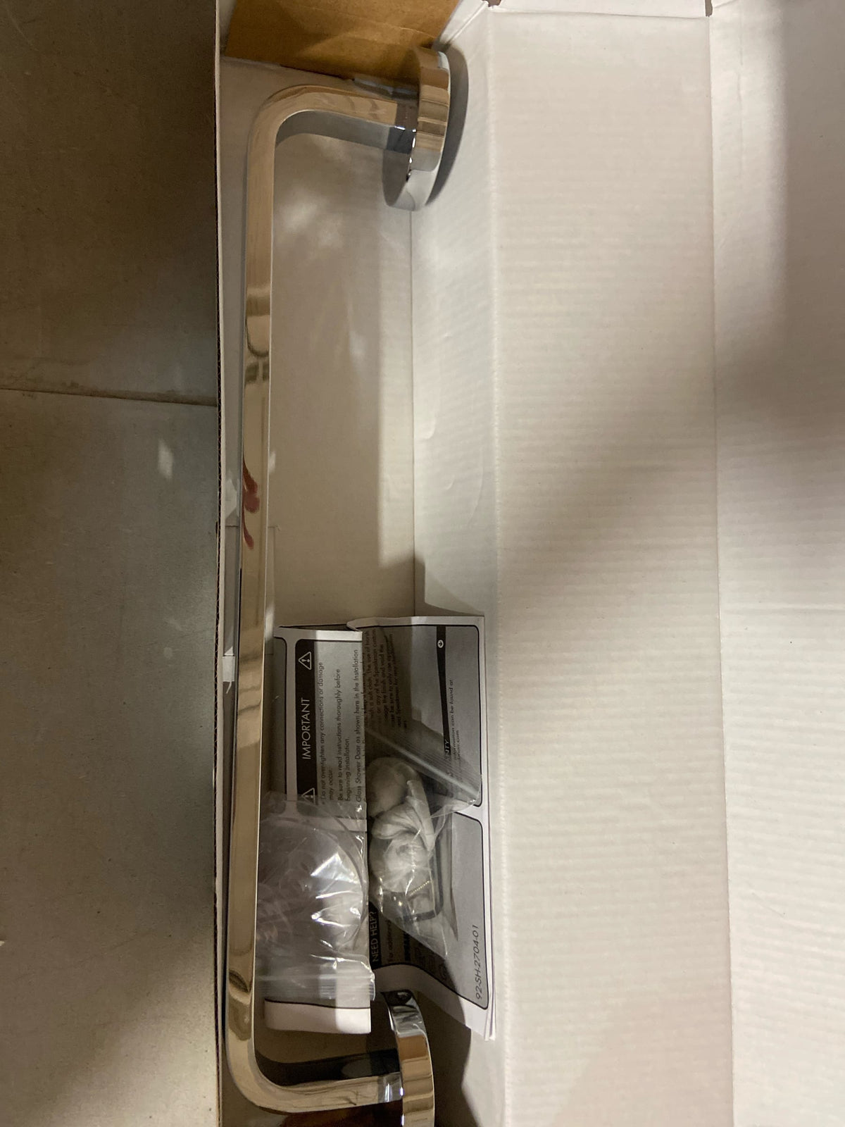Speakman SH-2704 Vector 2-3/4" Shower Door Handle - Polished Chrome