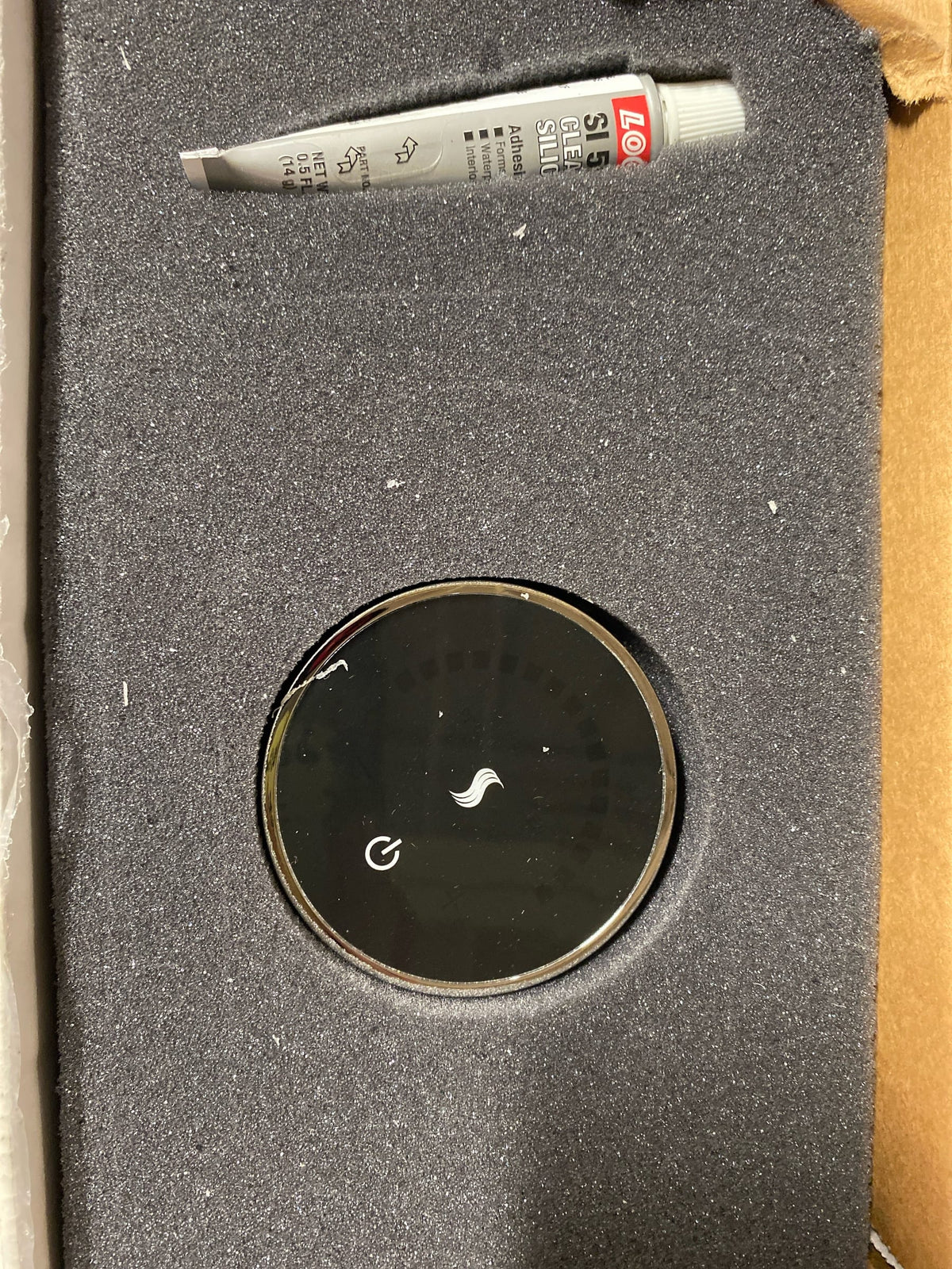 ThermaSol MTC-PC MicroTouch Round Steam Shower Controller - Polished Chrome