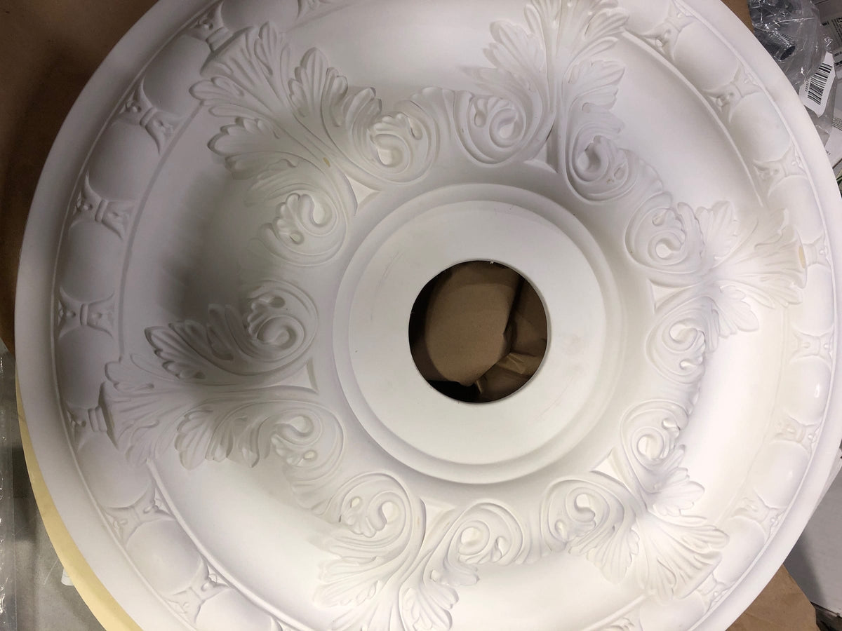 Hampton bay 805144 24 in. White Ceiling Medallion