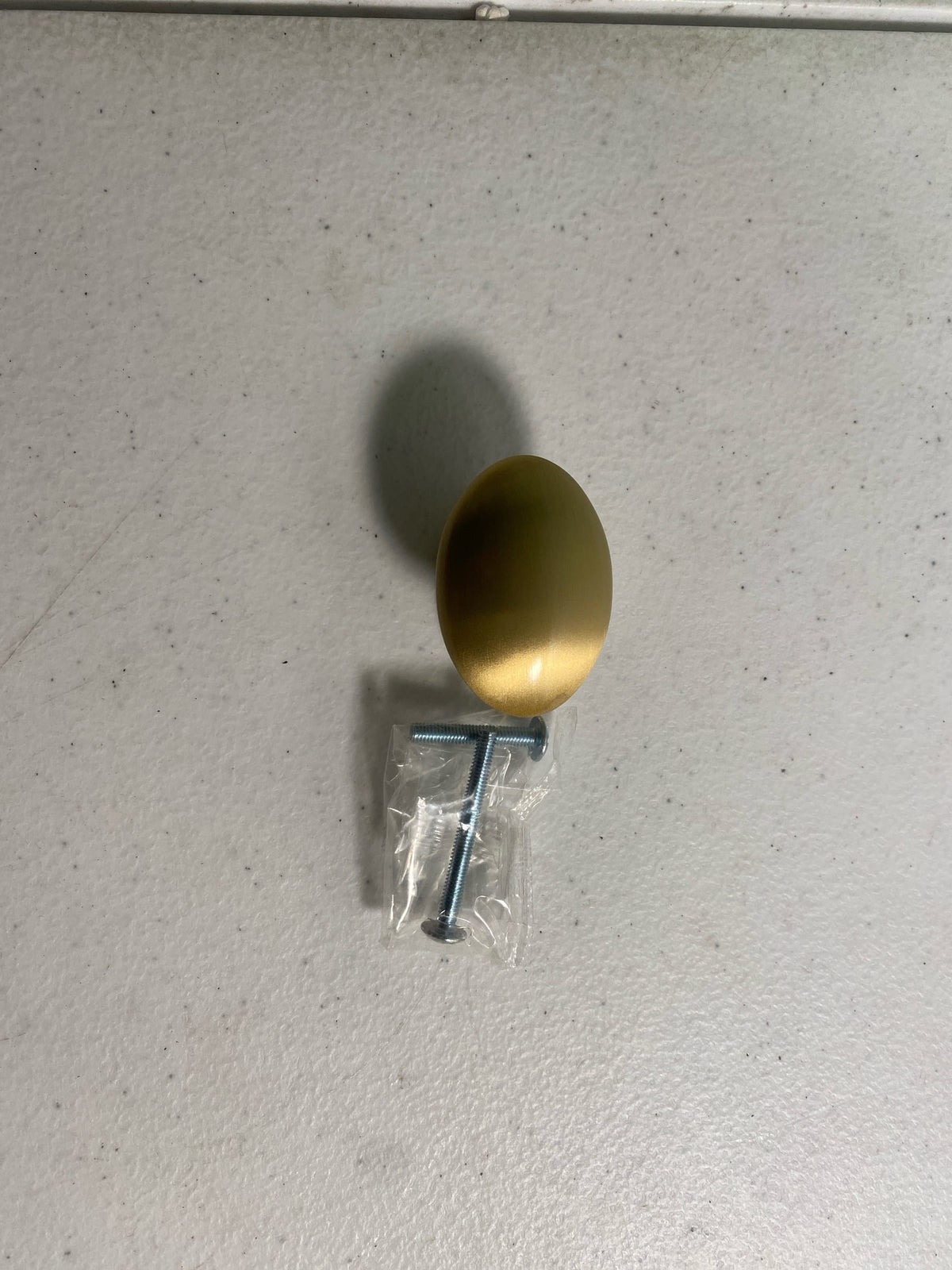 Signature Hardware 441612 Rennes Oval Cabinet Knob - Satin Brass