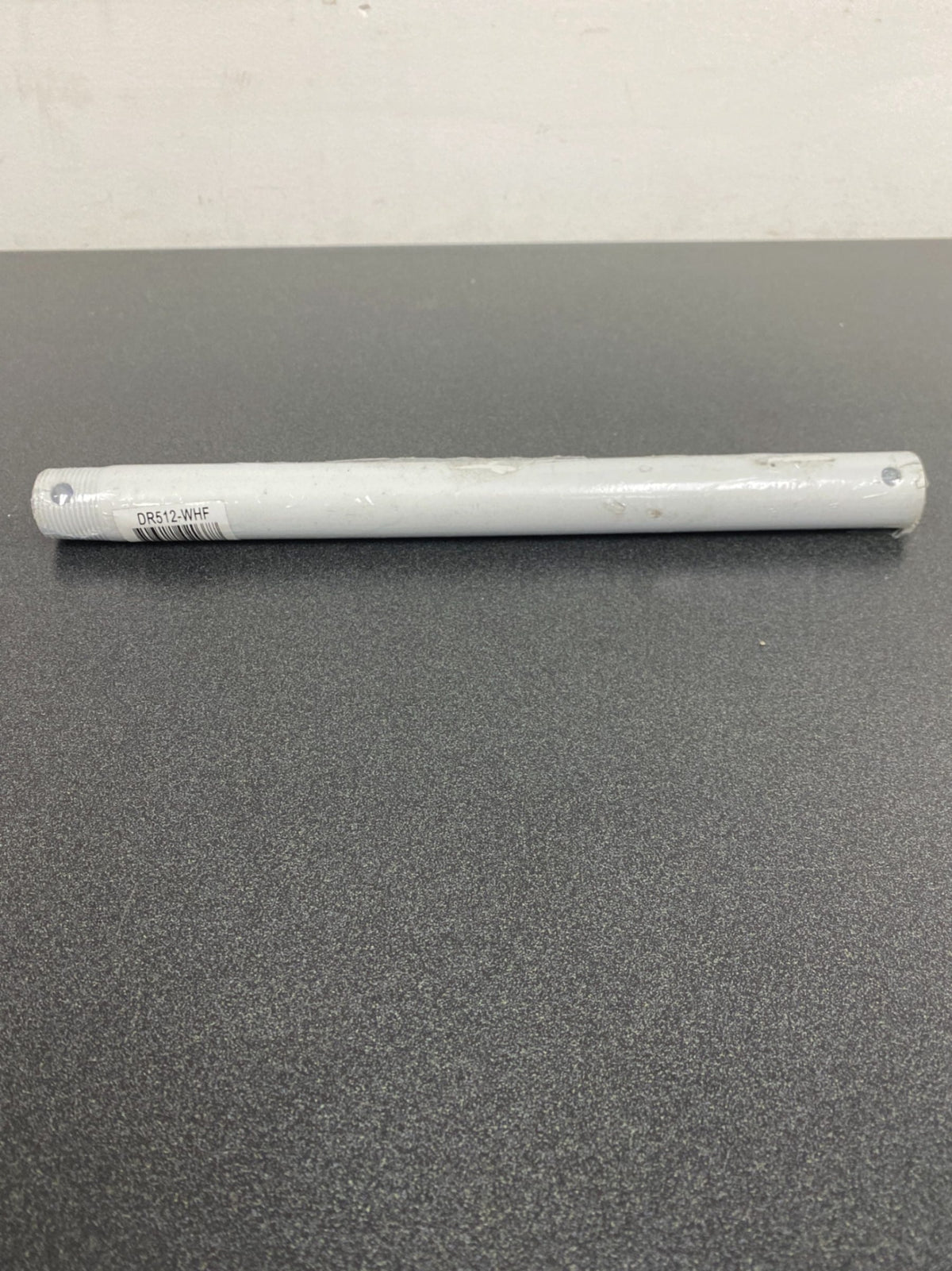 Unbranded DR512-WHF 12 in. White Flat Extension Downrod