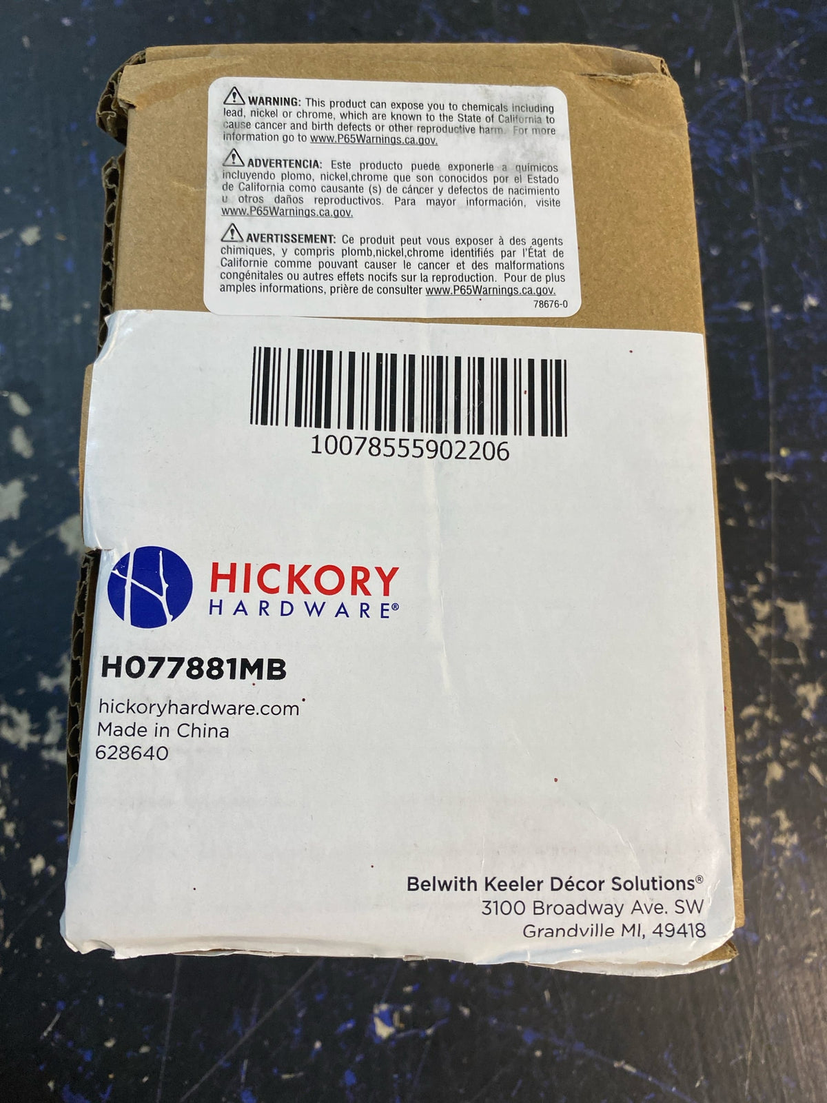 Hickory Hardware H077881MB-10B Pack of 10 - Woodward 3-3/4" Center to Center Soft Square Bar Cabinet Handles / Drawer Pulls - Matte Black