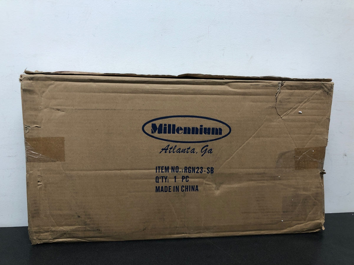 Millennium Lighting RGN23-SB RLM 23" Long Goose Neck Stem - Satin Black