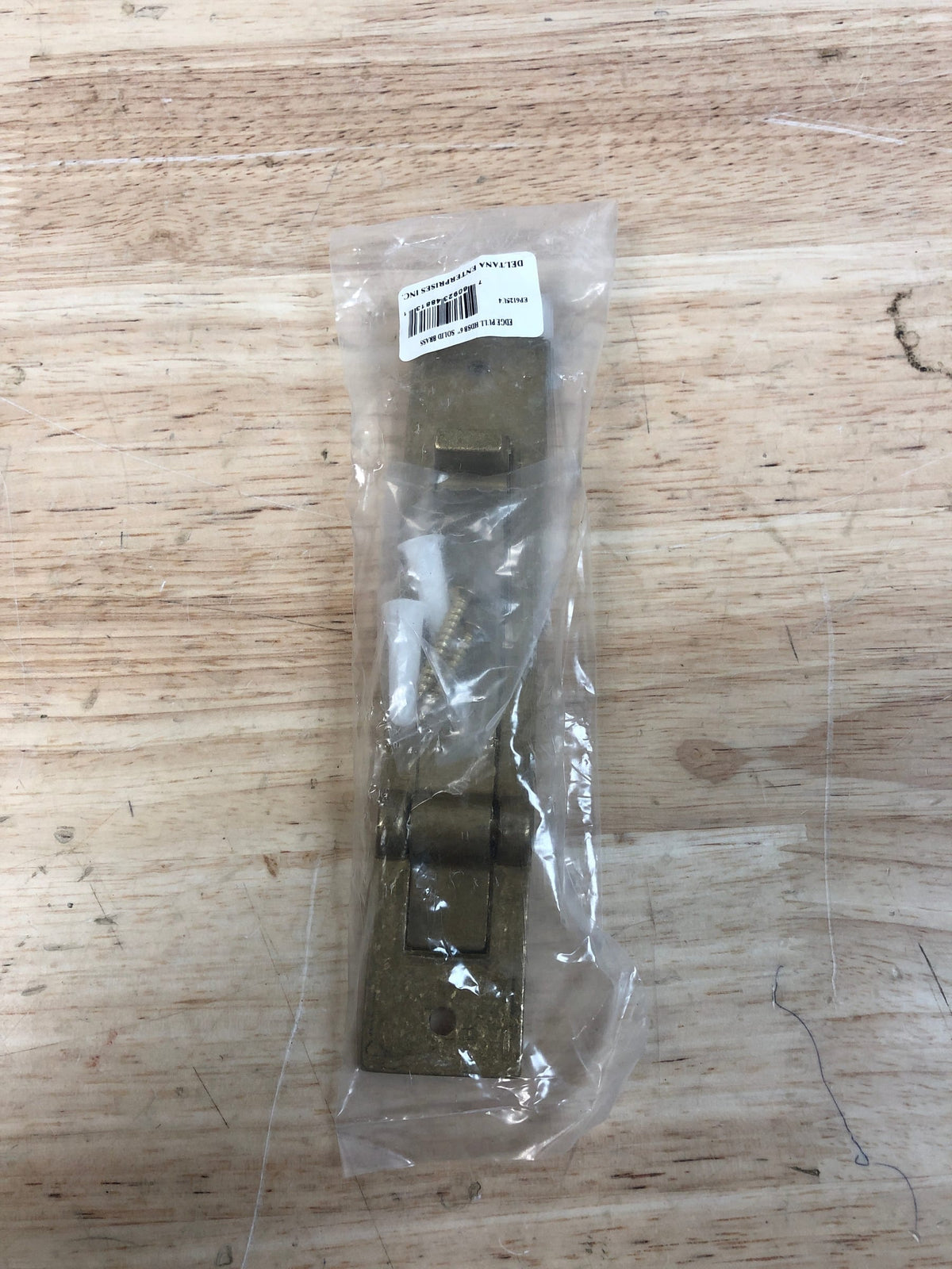 Deltana EP6125U4 Heavy Duty Pocket Door Flush Edge Pull - Brushed Brass