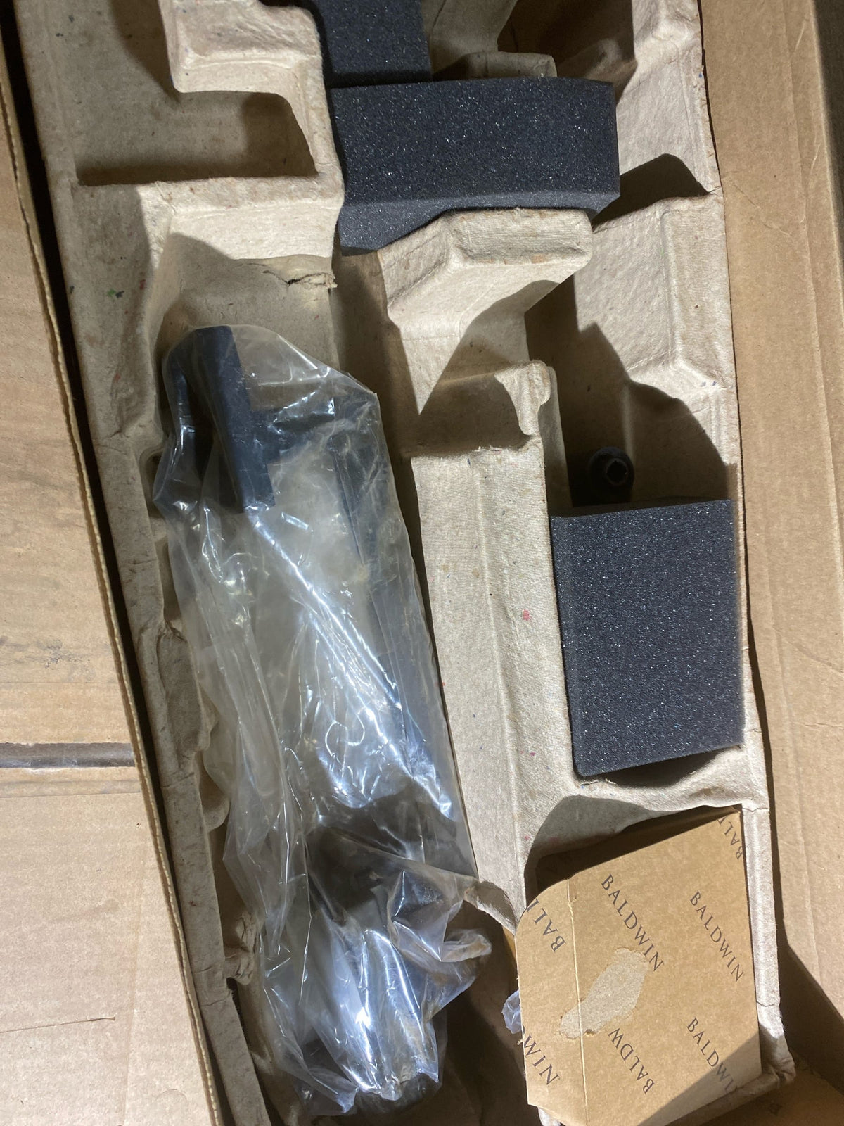 Baldwin 85390102ACLH Minneapolis Left Handed Sectional Handleset with 5162 Lever - Minus Deadbolt - Oil Rubbed Bronze
