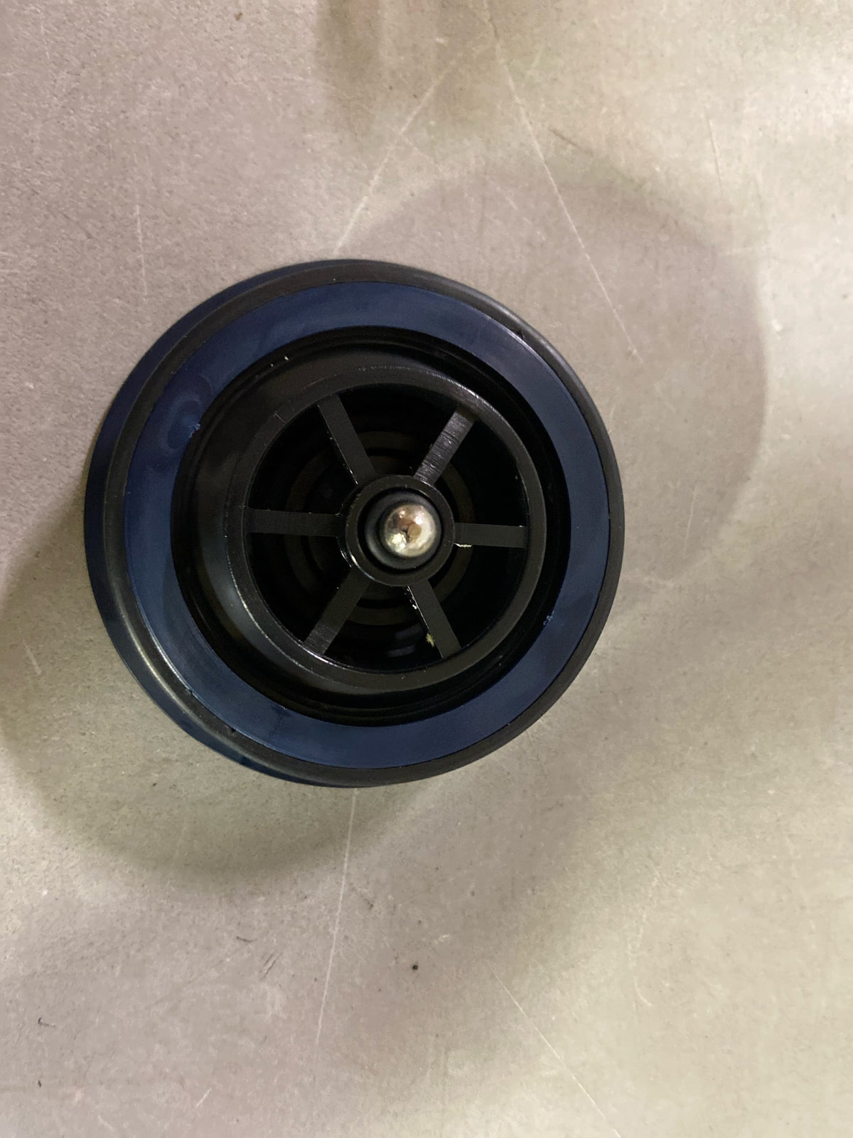 Elkay LKPDQD1 Perfect Drain 3-1/2" Polymer Disposer Flange with Removable Basket Strainer and Rubber Stopper - Jubilee