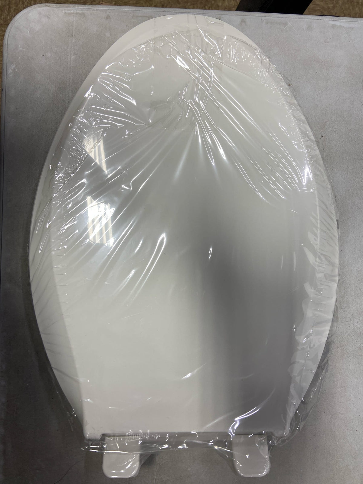 Kohler K-4636-RL-NY Cachet Elongated Closed-Front Toilet Seat with Soft Close and Quick Release - Dune