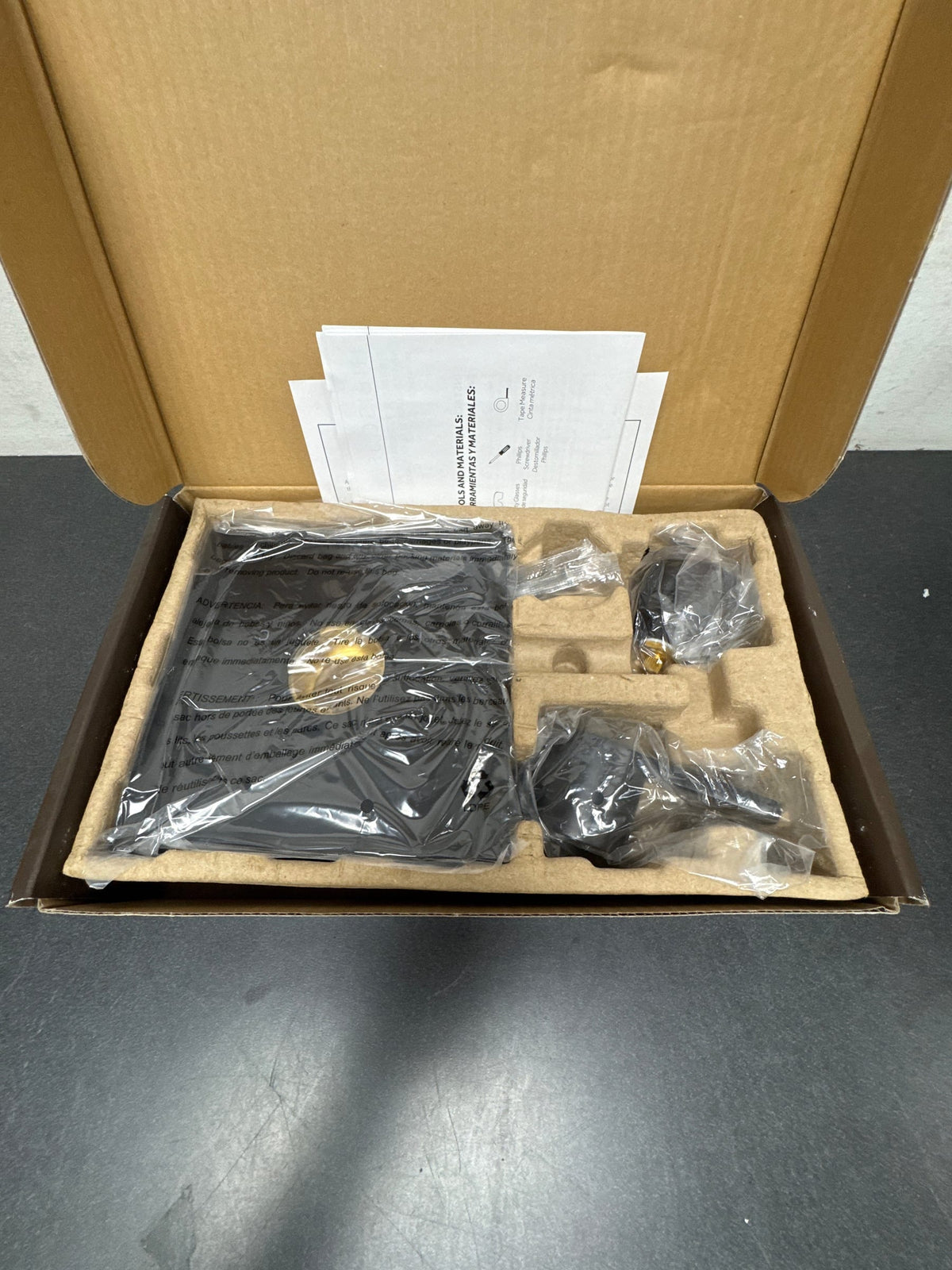 Signature Hardware 448234 Hibiscus Thermostatic Valve Trim - Less Valve - Matte Black