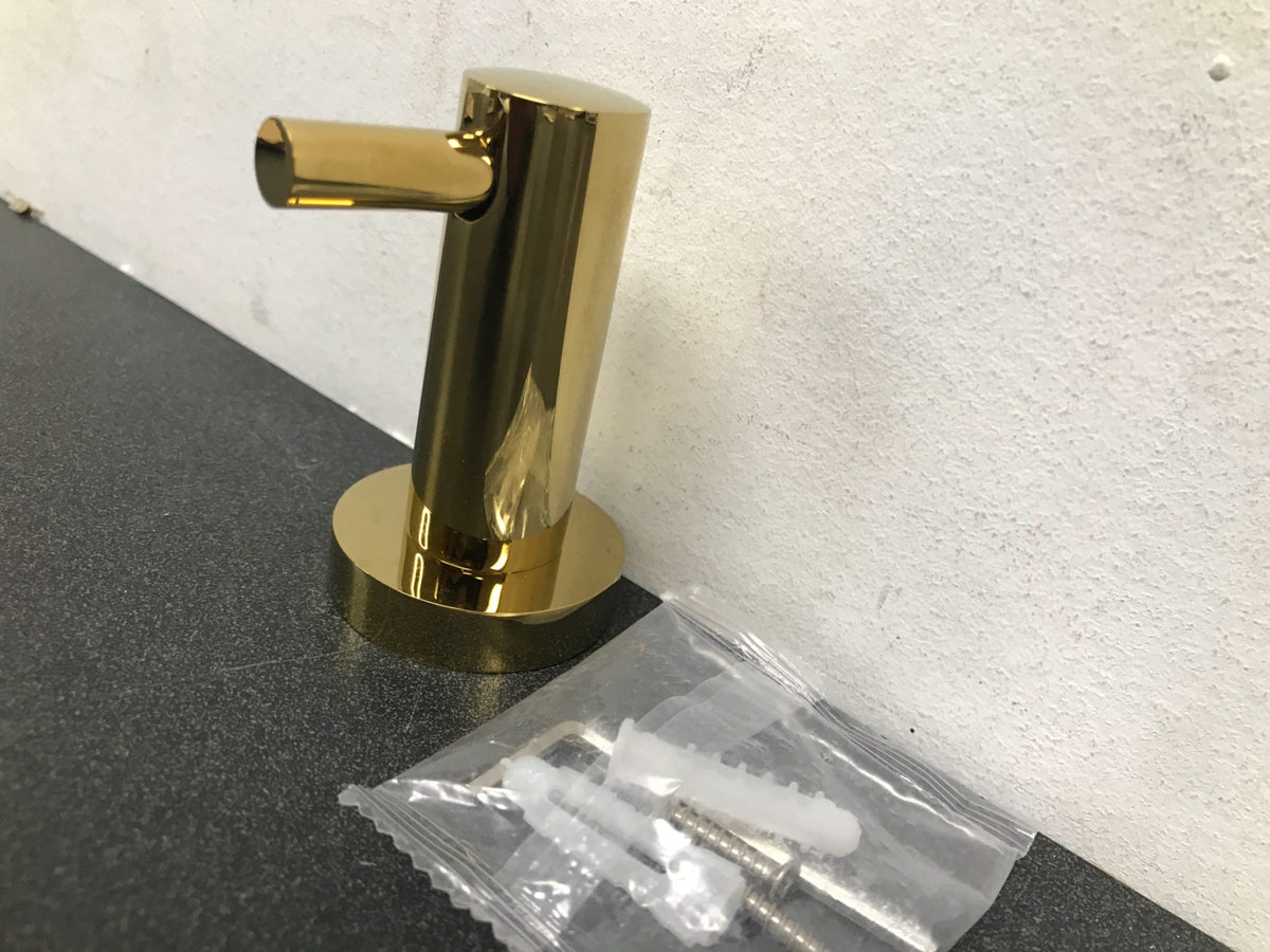 Signature Hardware 296472 Ceeley Single Robe Hook - Polished Brass