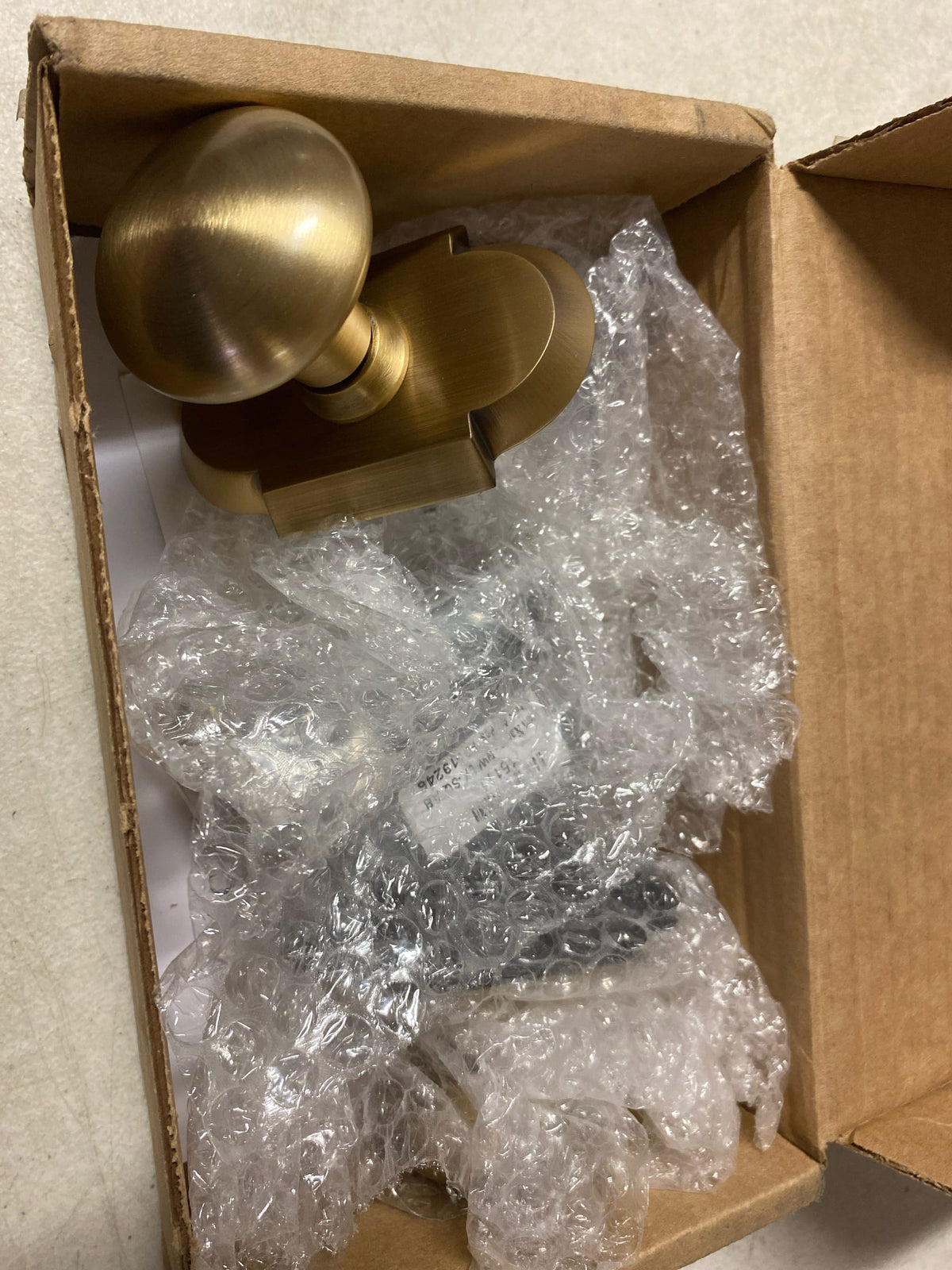 Nostalgic Warehouse 712827 New York Solid Brass Passage Door Knob Set with Cottage Rose and 2-3/8" Backset - Antique Brass