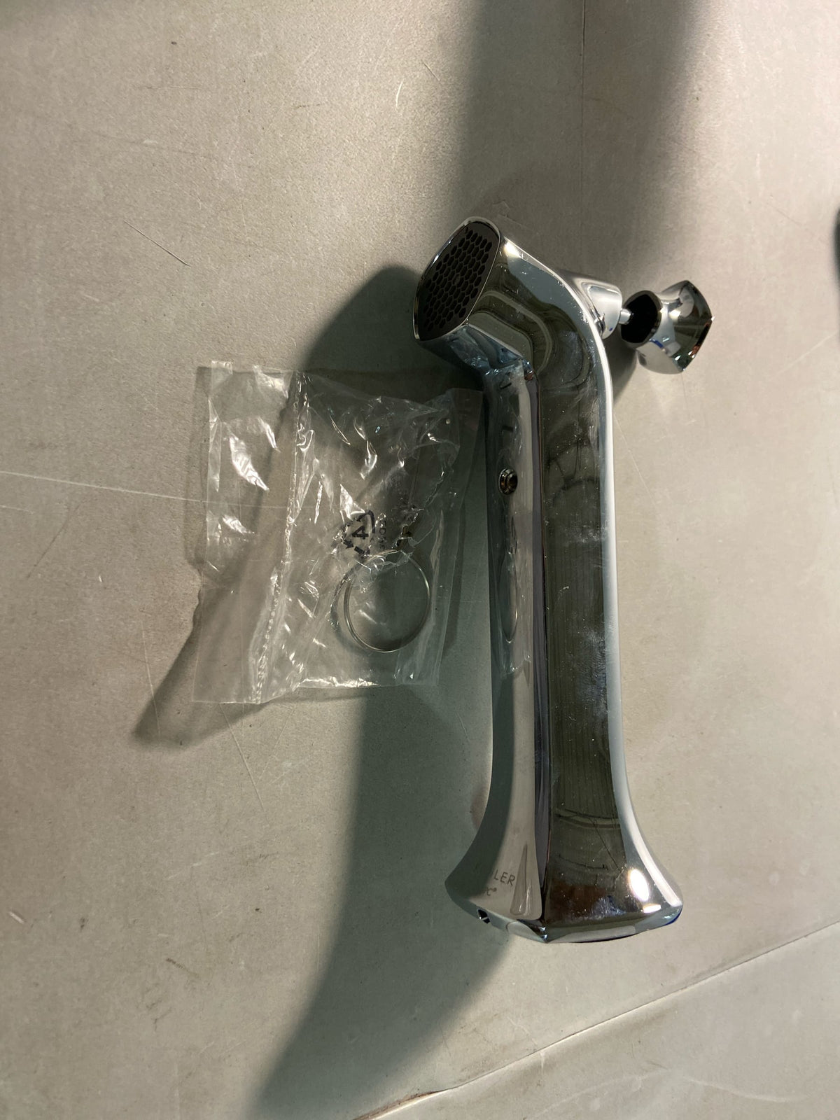 Kohler K-27023-CP Occasion 6-3/4" Integrated Diverter Tub Spout - Polished Chrome